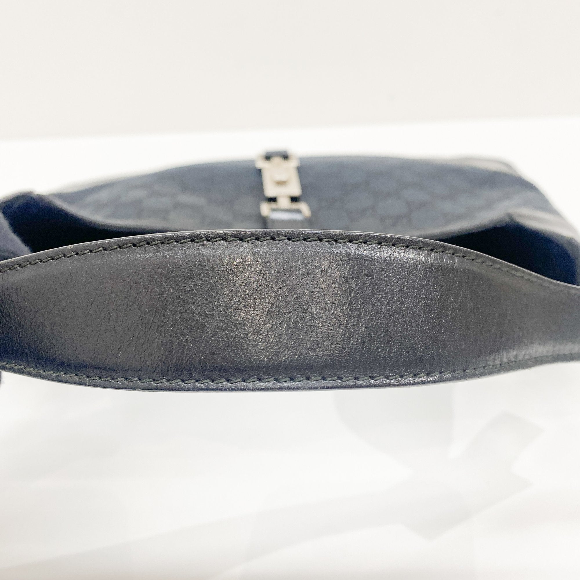 Jackie Black GG Canvas Leather Shoulder Bag