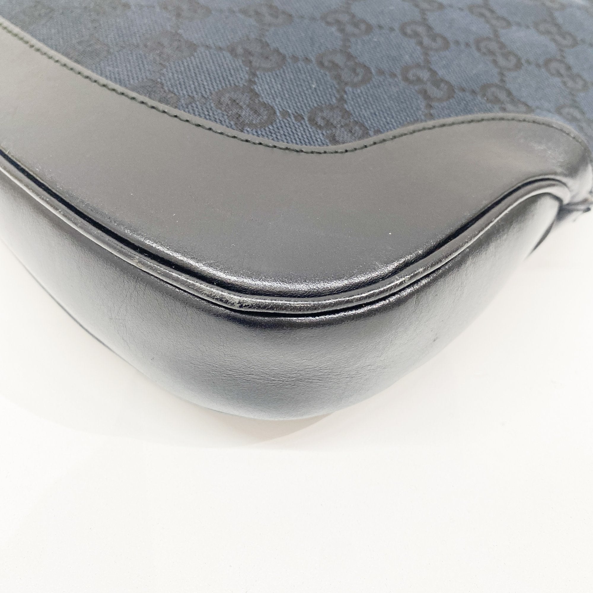 Jackie Black GG Canvas Leather Shoulder Bag