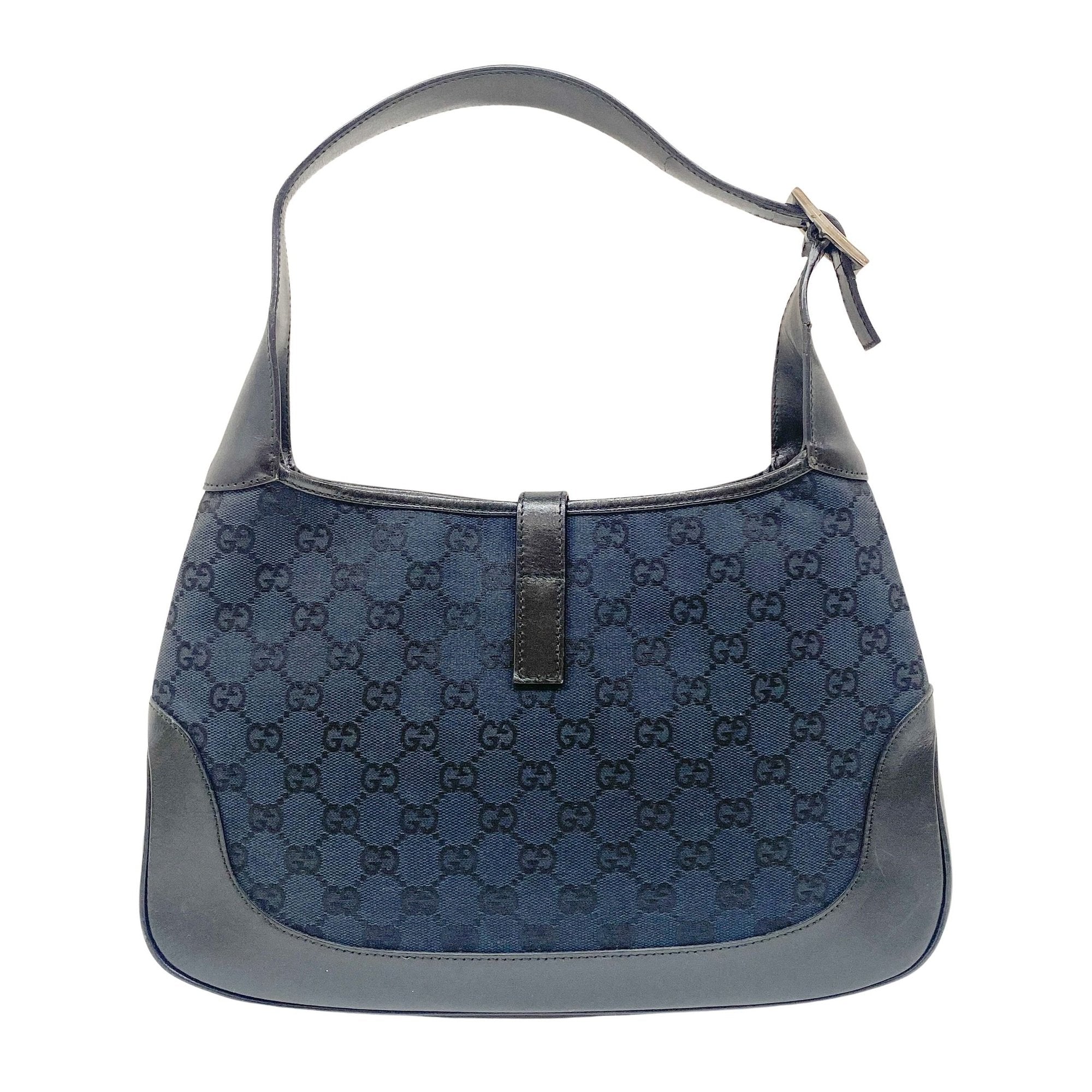 Jackie Black GG Canvas Leather Shoulder Bag