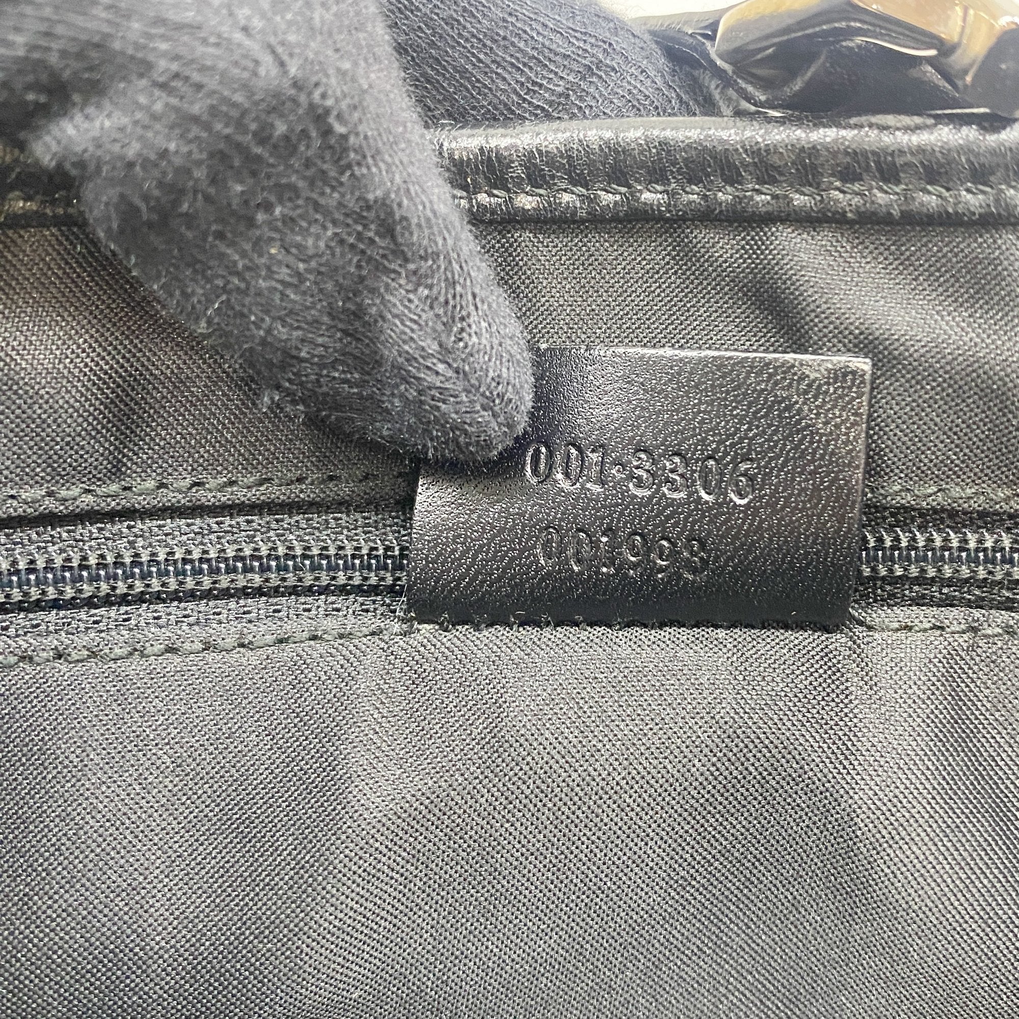 Jackie Black GG Canvas Leather Shoulder Bag