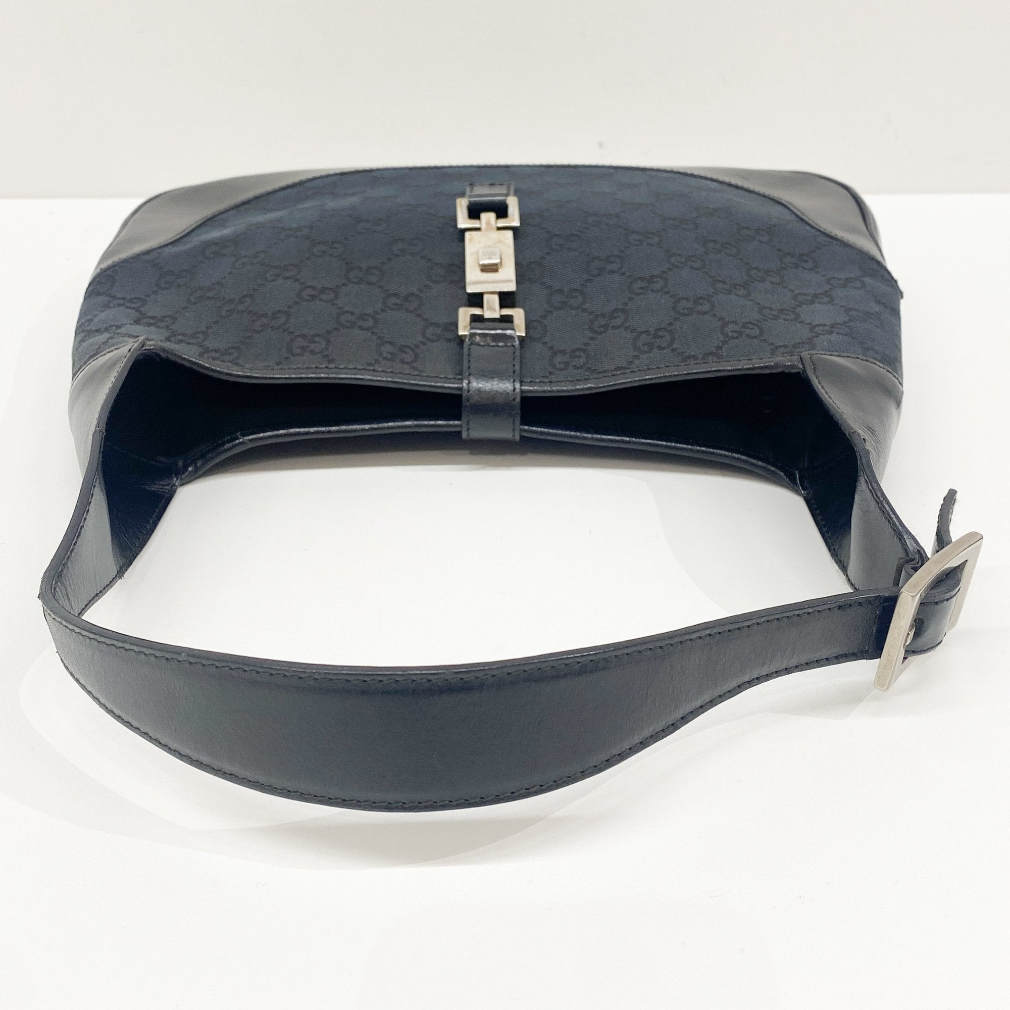 Jackie Black GG Canvas Leather Shoulder Bag