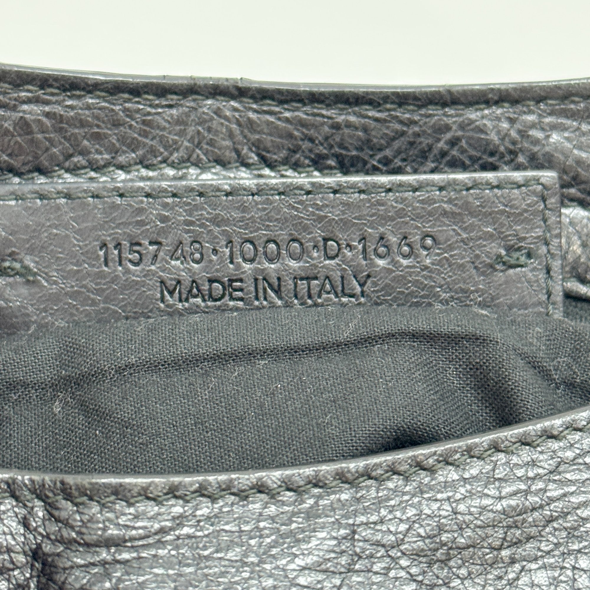 The City Black Leather Two Way Bag