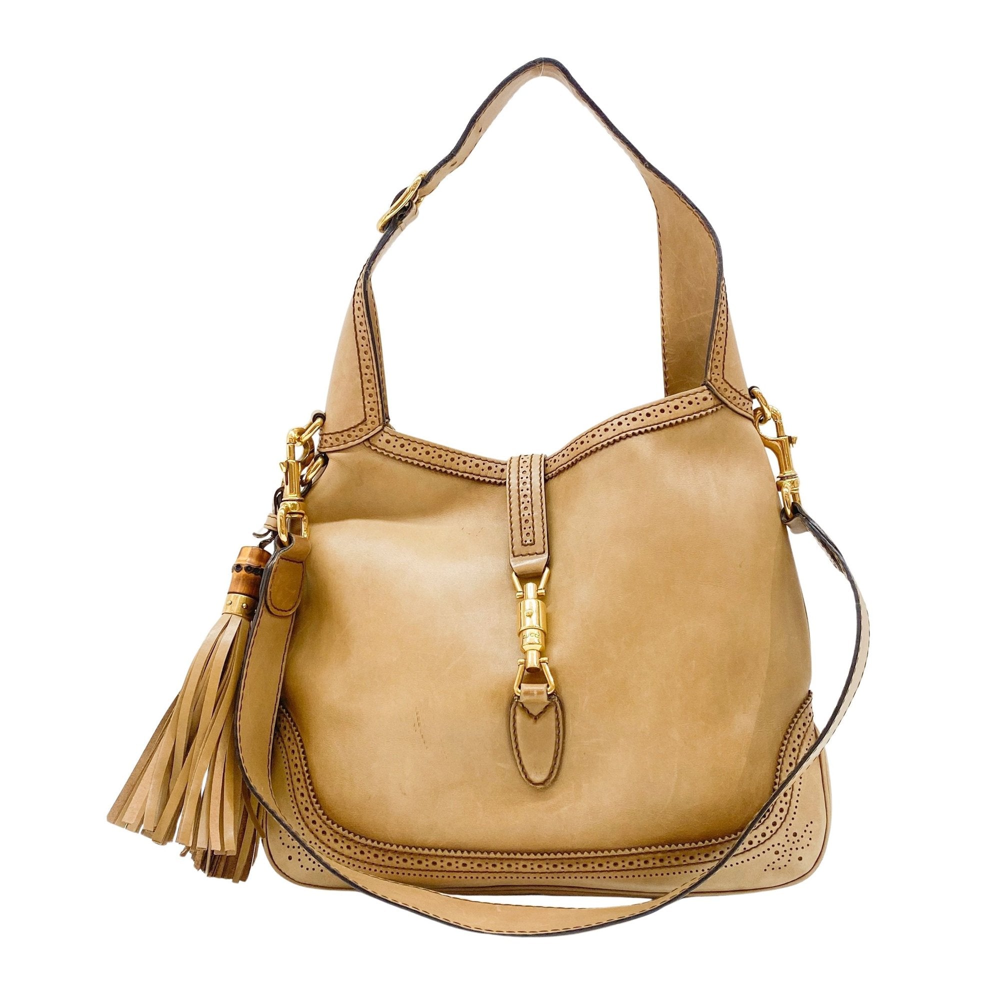 New Jackie Brown Leather Two Way Bag