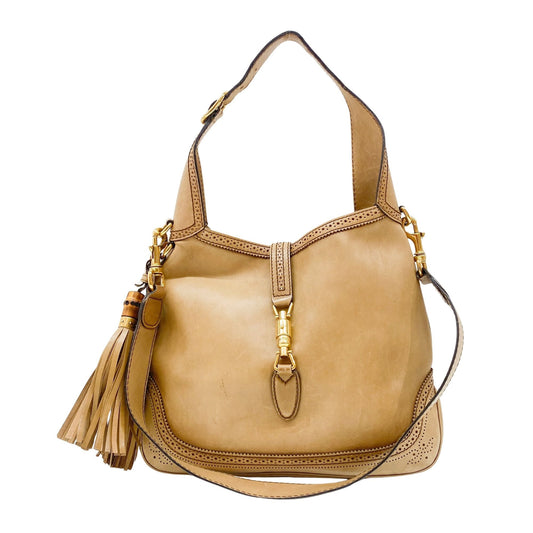 New Jackie Brown Leather Two Way Bag