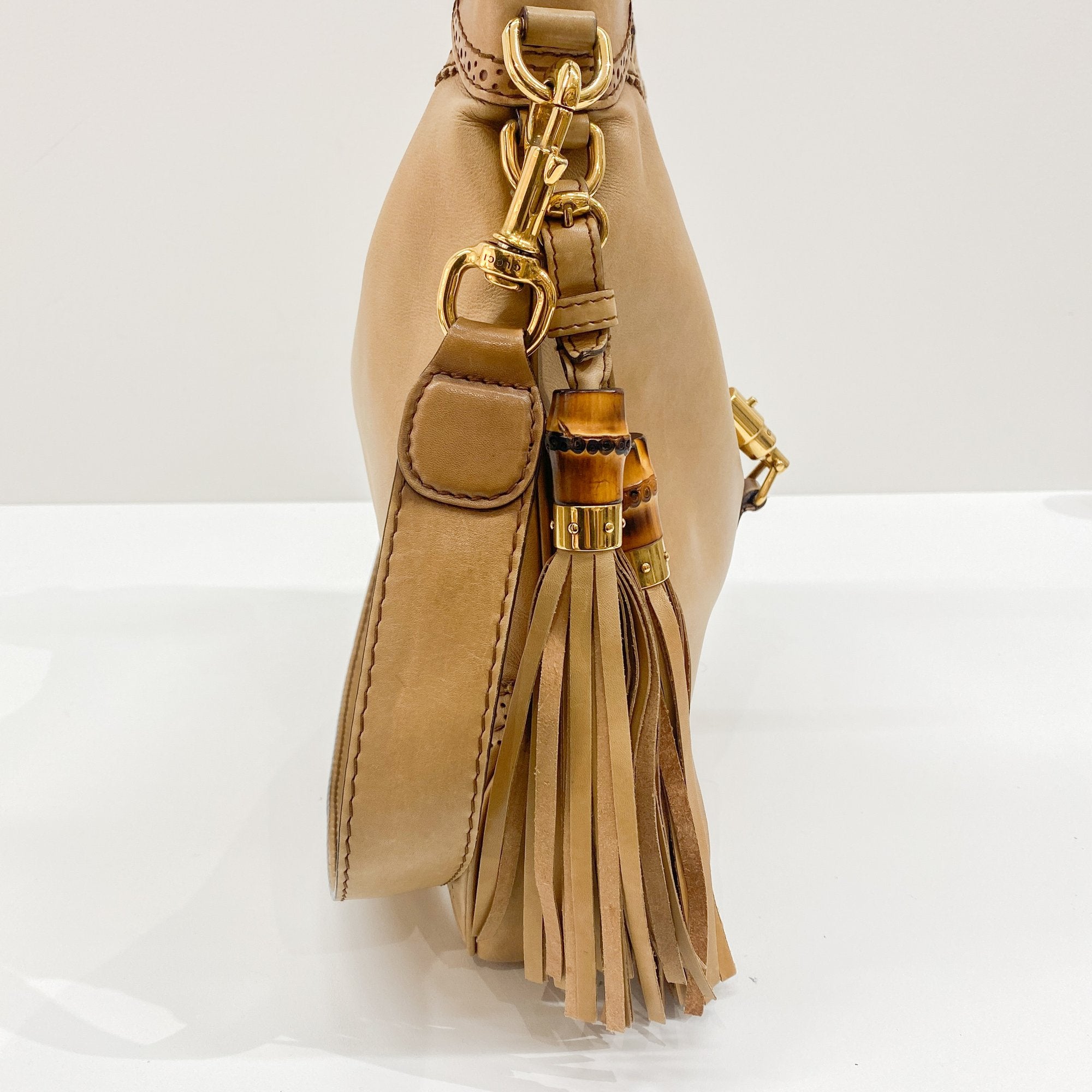 New Jackie Brown Leather Two Way Bag