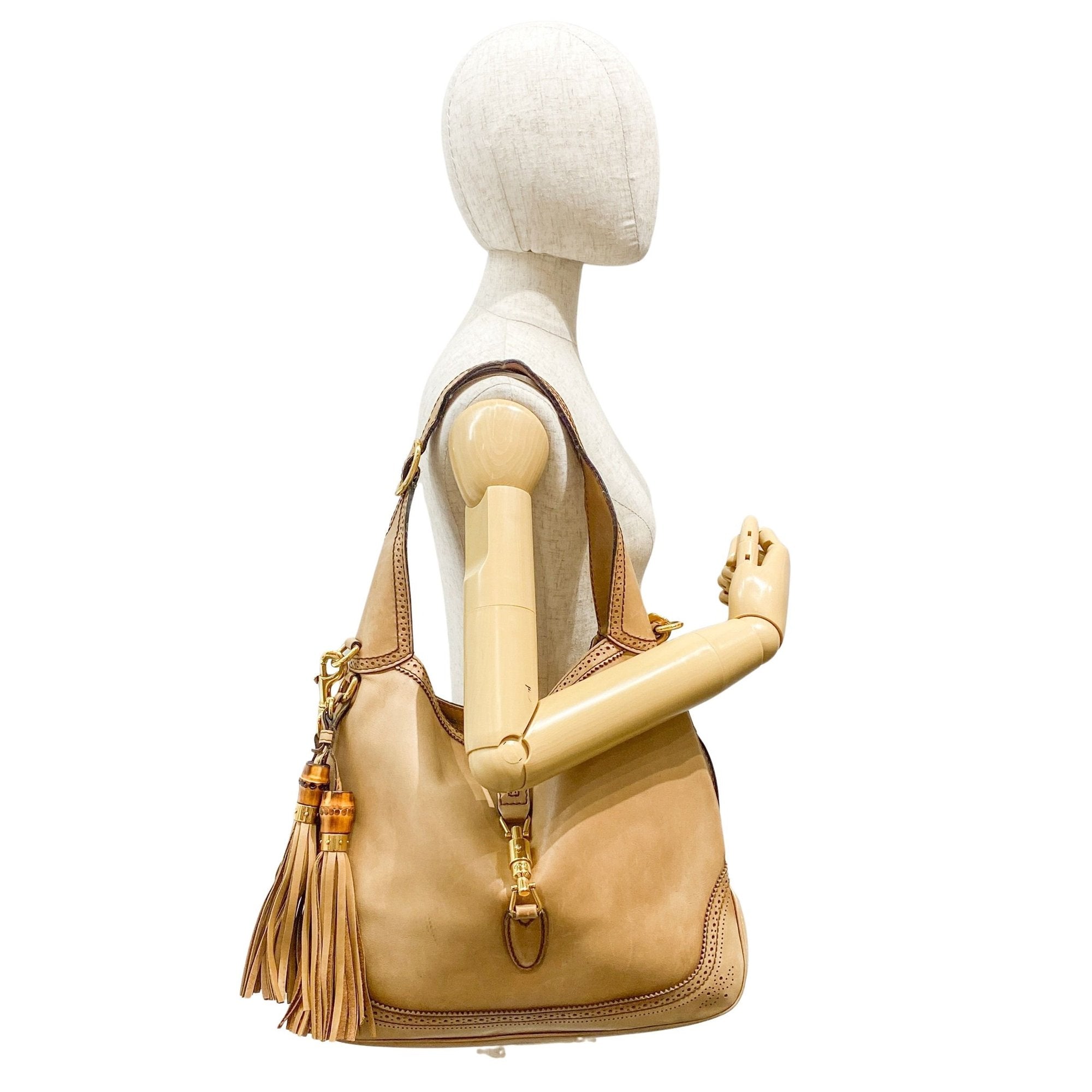 New Jackie Brown Leather Two Way Bag