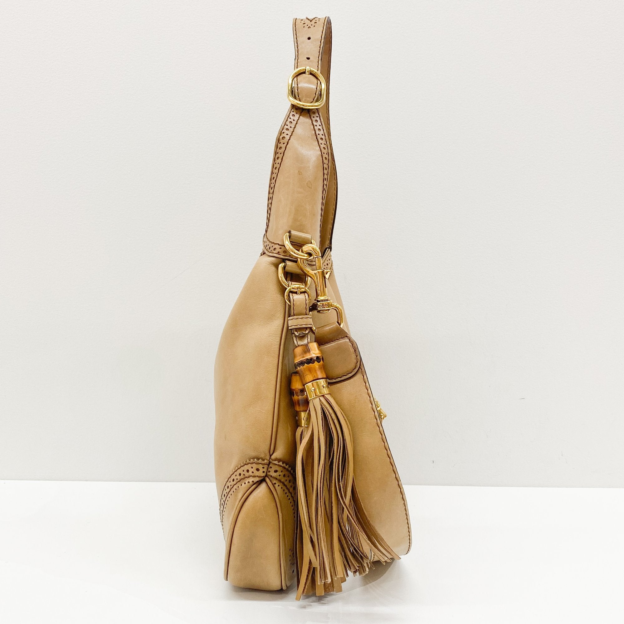 New Jackie Brown Leather Two Way Bag