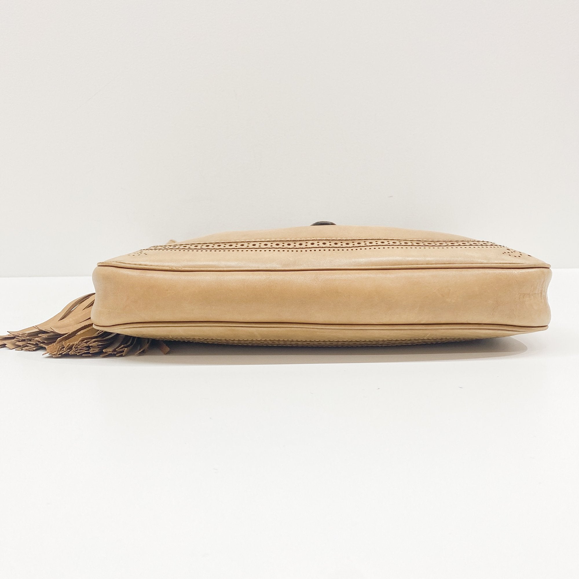 New Jackie Brown Leather Two Way Bag