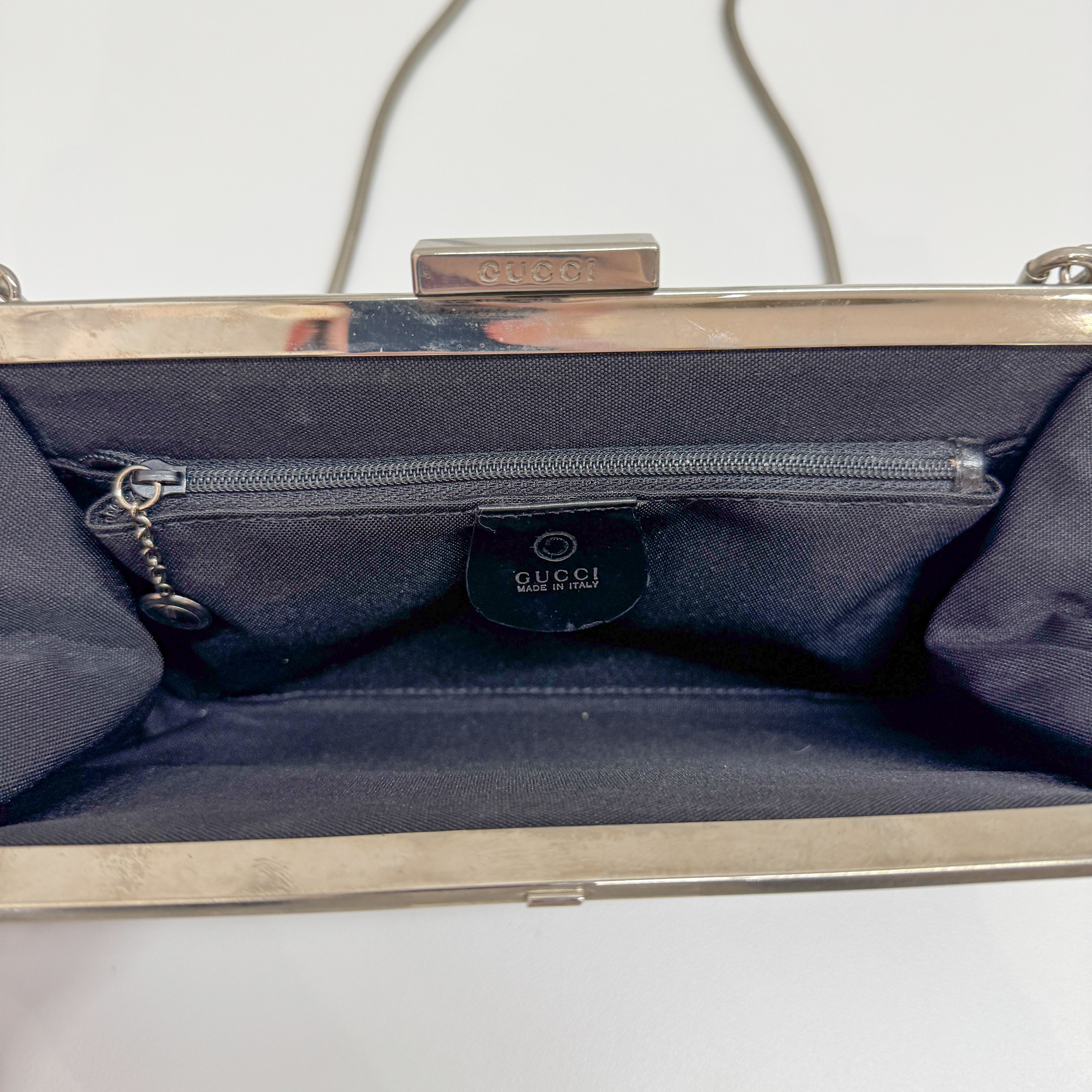 Blue Zebra Print Pony Hair Shoulder bag