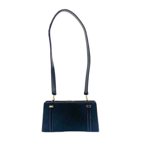 Black Pony Hair with Gold Hardware Shoulder Bag