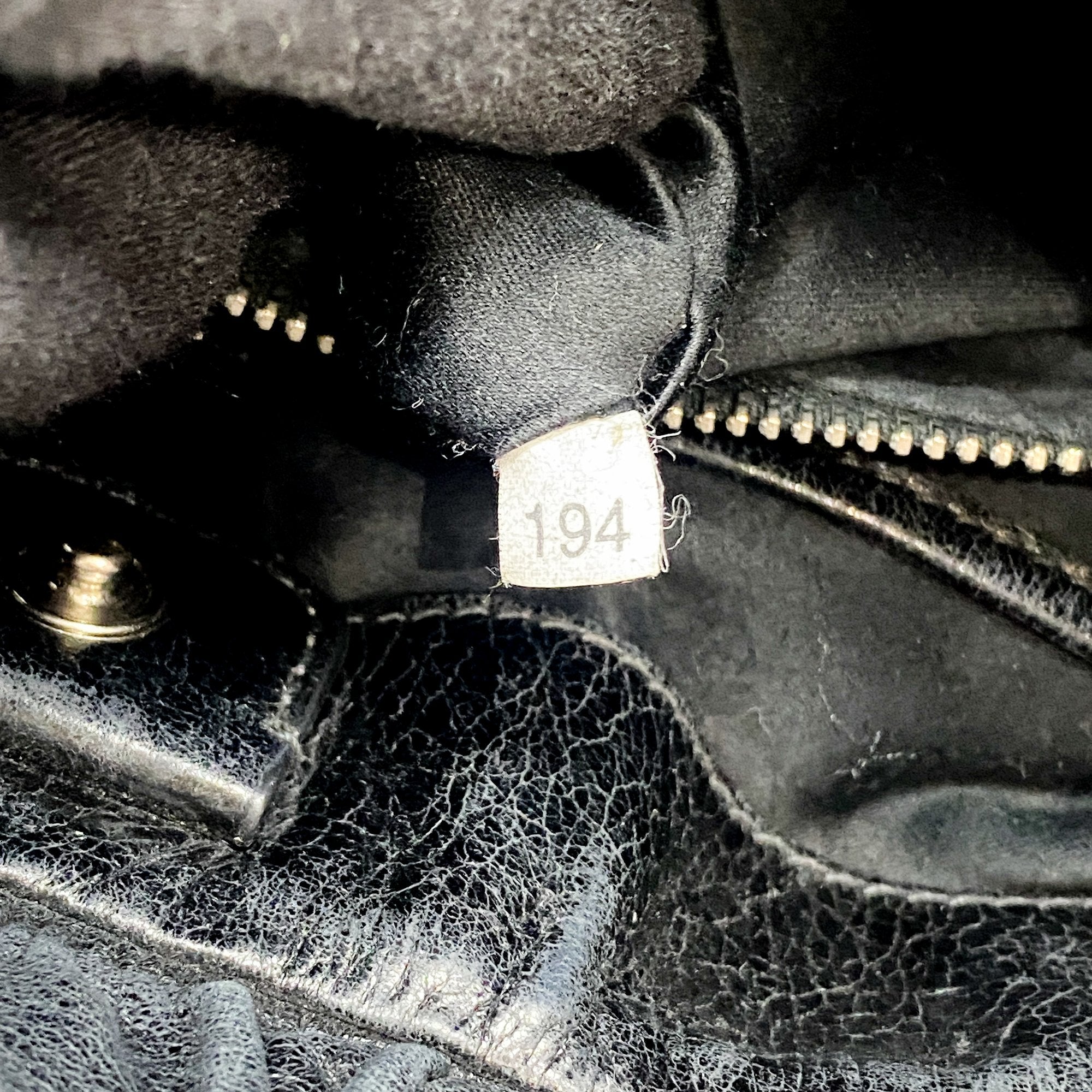 Black Leather Two Way Bag