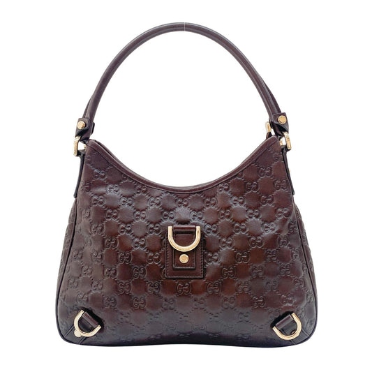Brown Leather Shoulder Bag