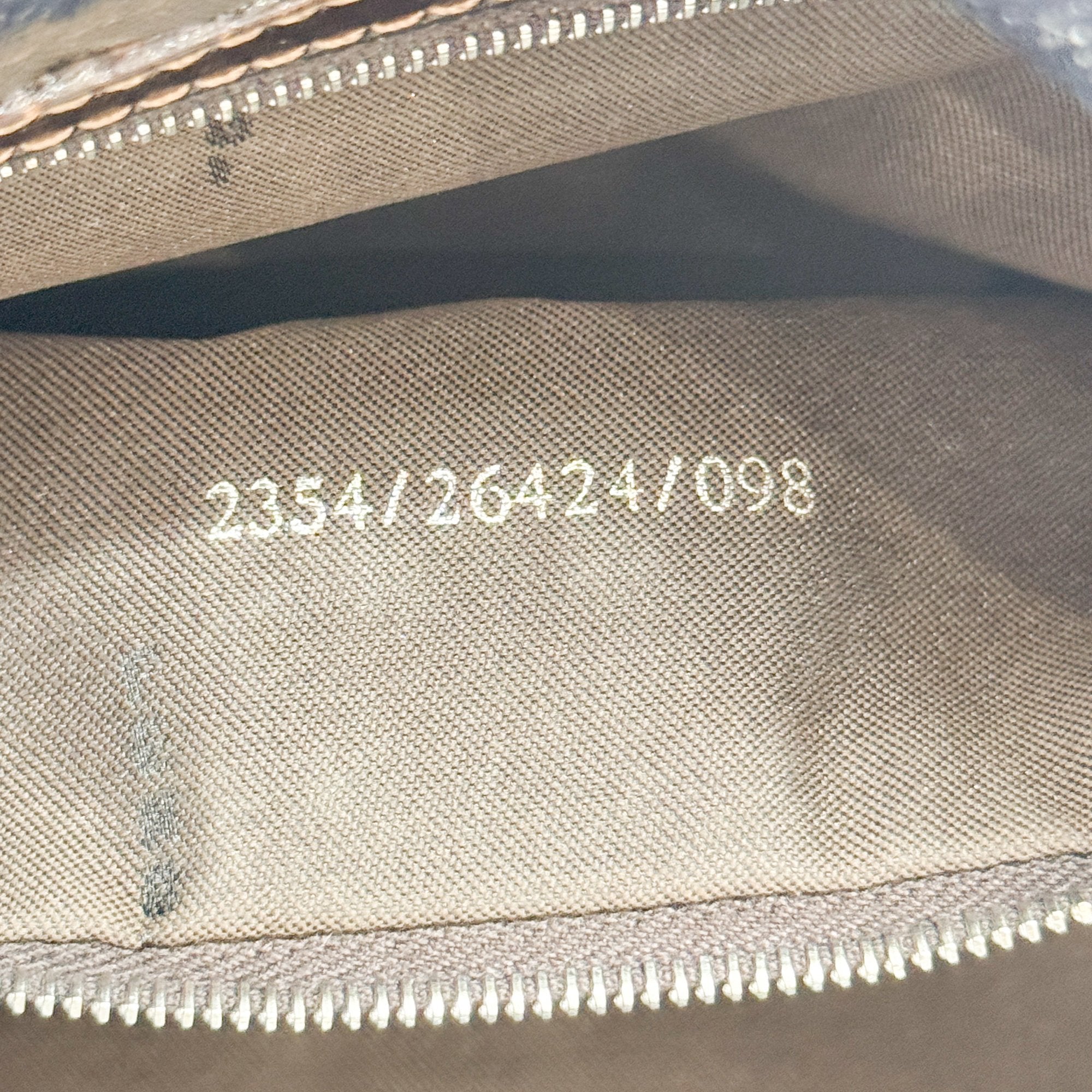 Baguette Grey Denim Shoulder Bag