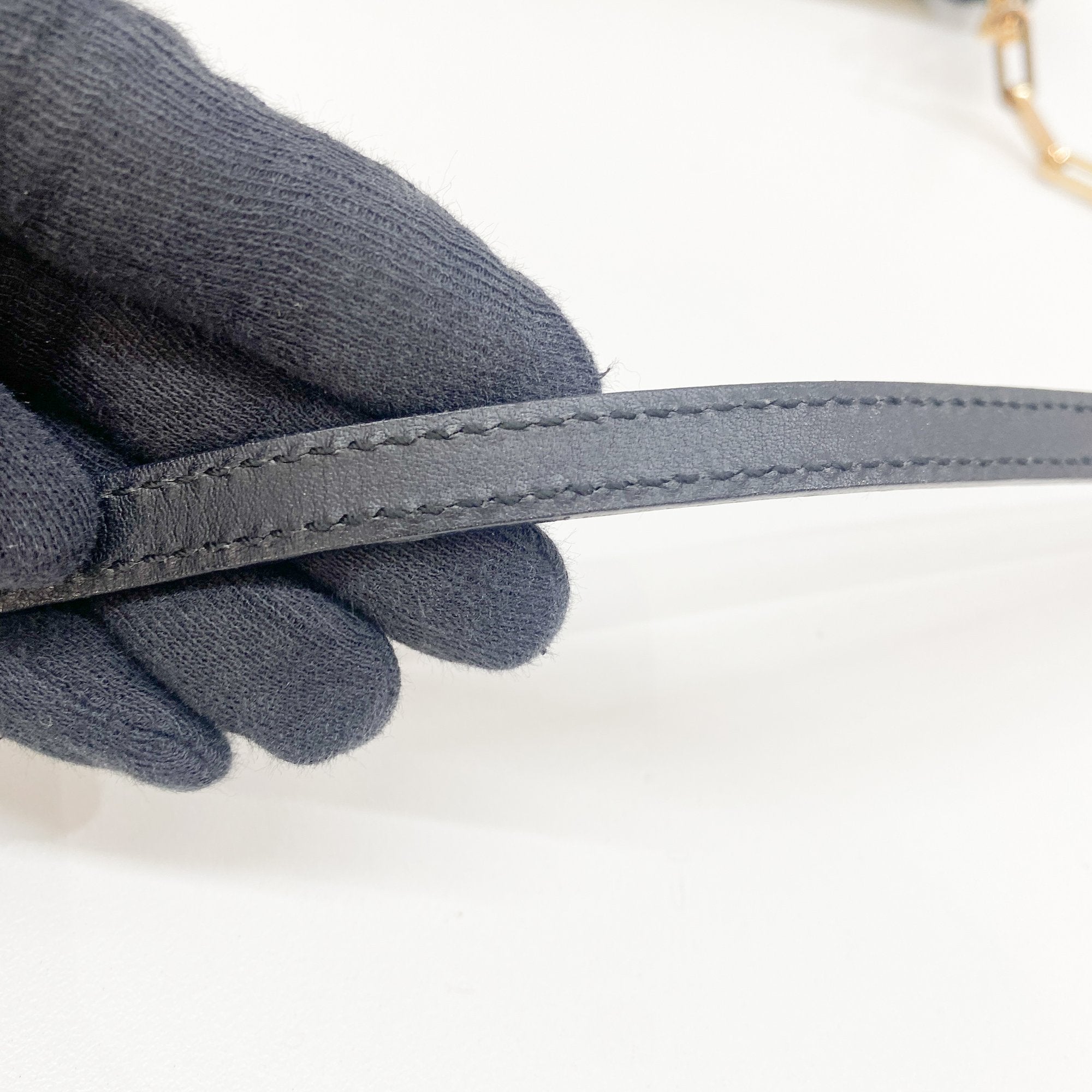 Gold Tiger Head Sand Beige Suede Shoulder Bag