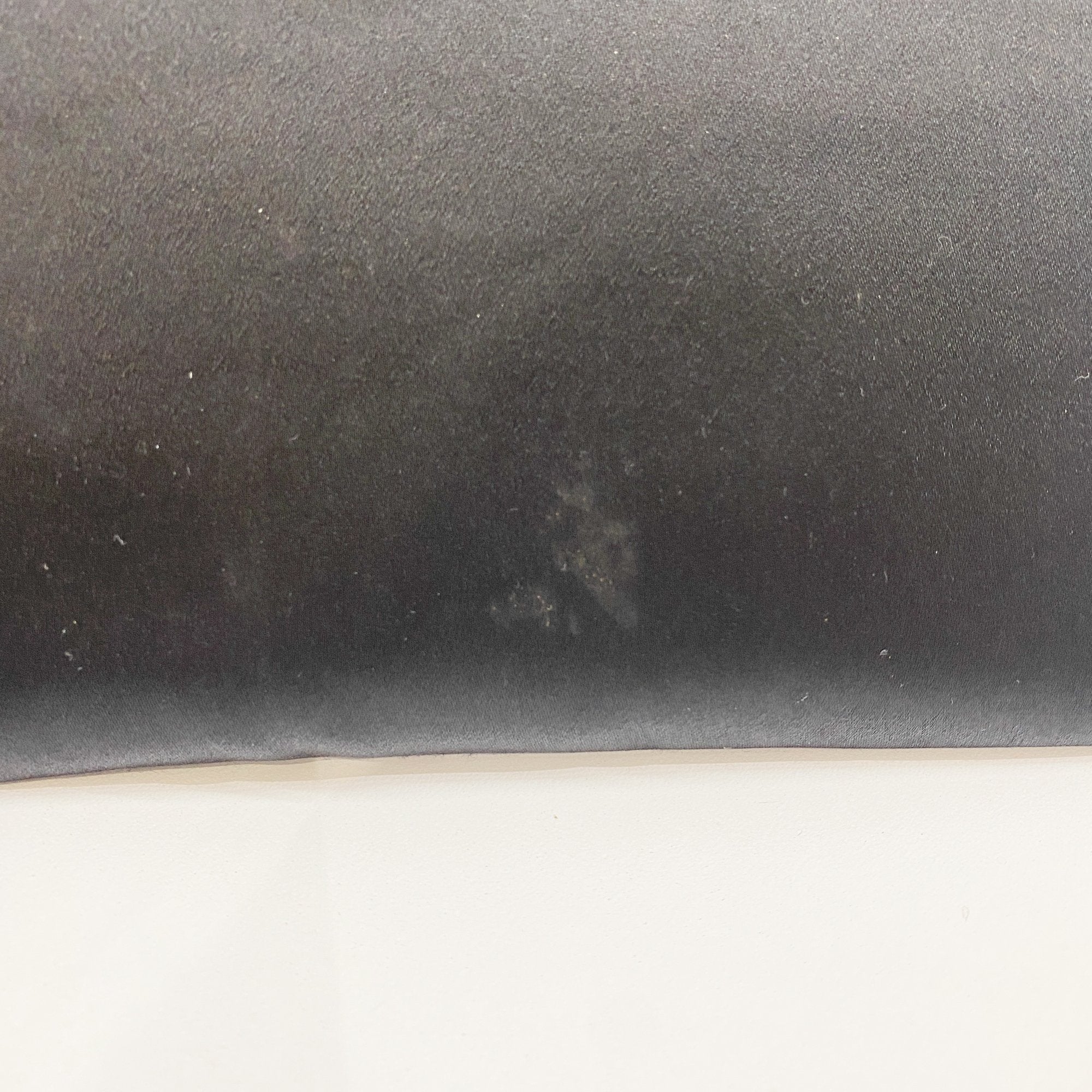 Black Satin Clutch Bag