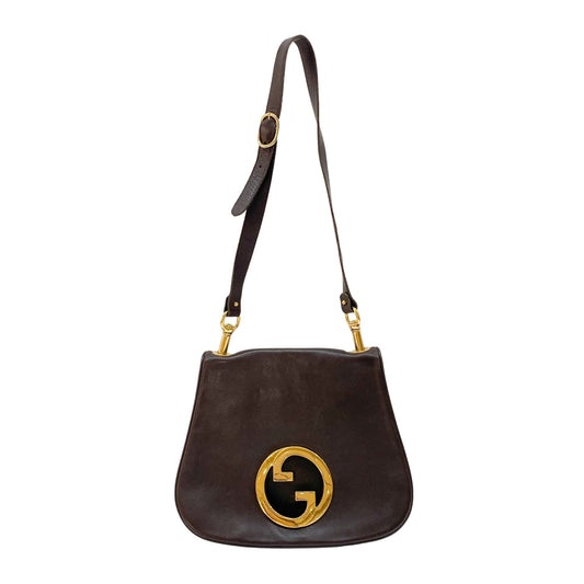 Brown Leather Shoulder Bag
