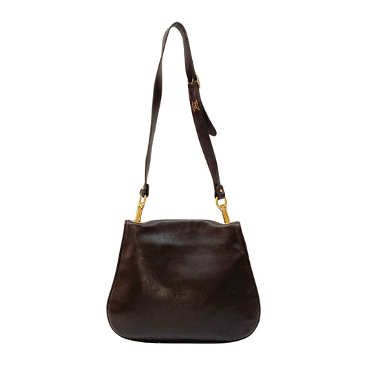 Brown Leather Shoulder Bag