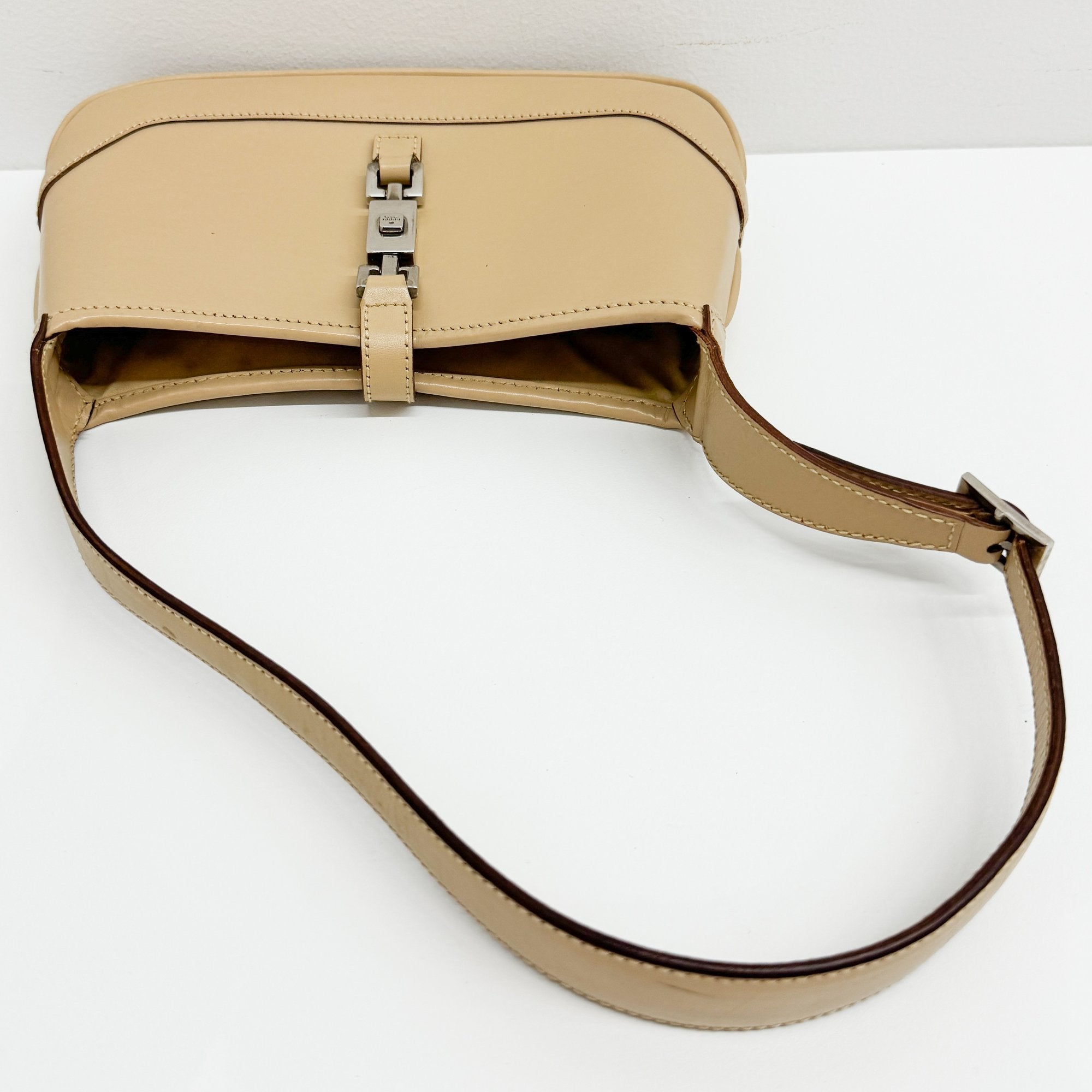 Mini Jackie Brown Leather Handbag
