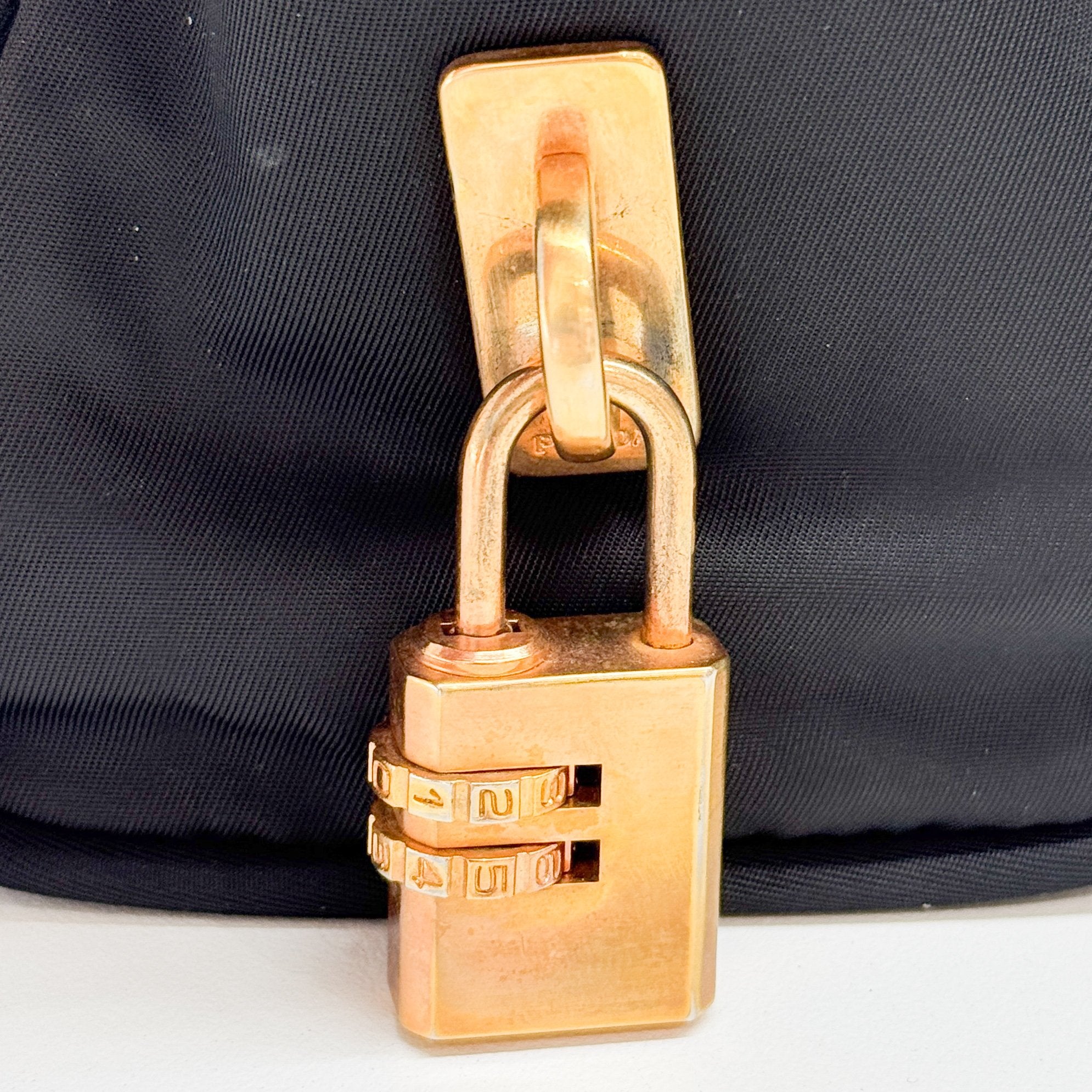 Black Nylon Shoulder Bag