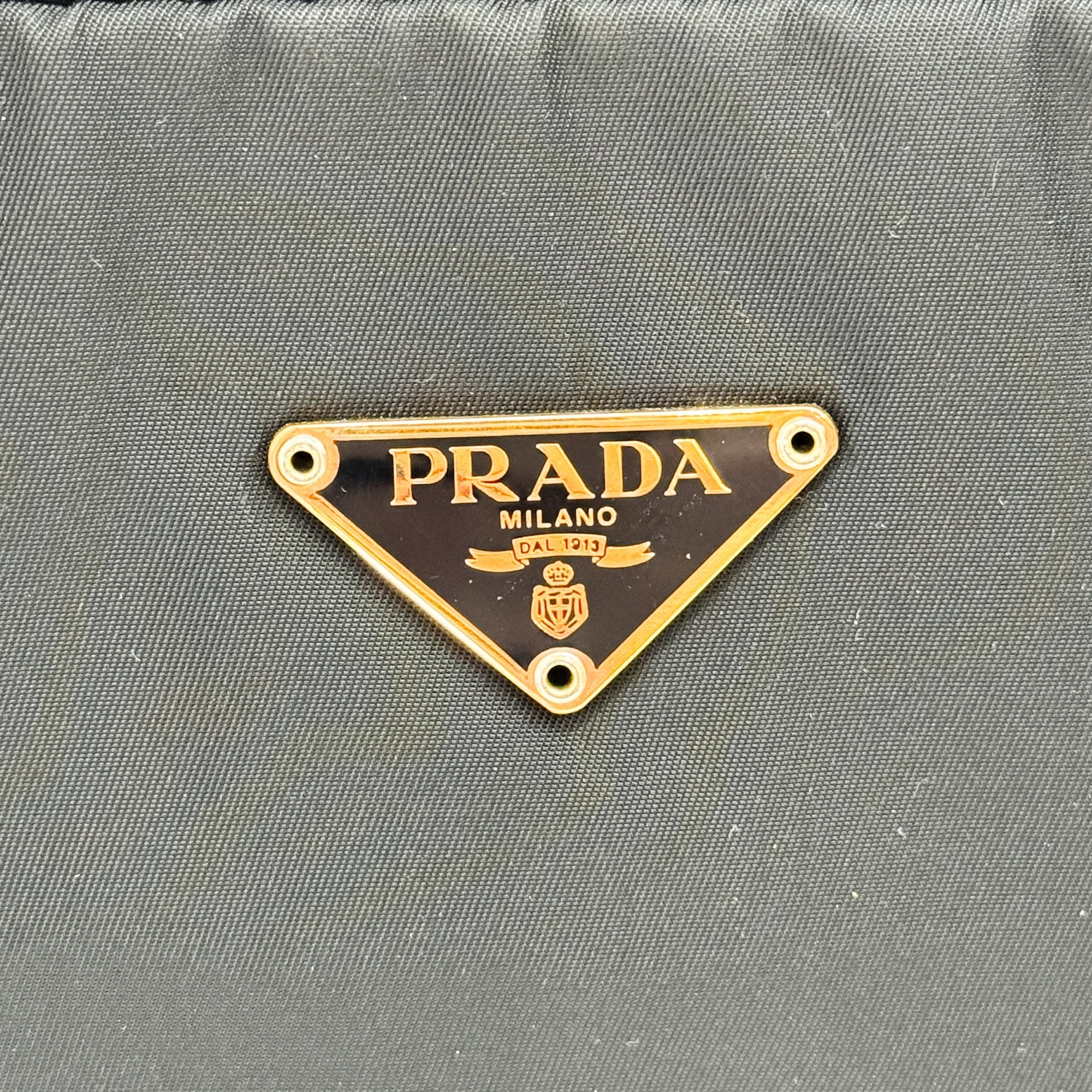 Black Nylon Shoulder Bag