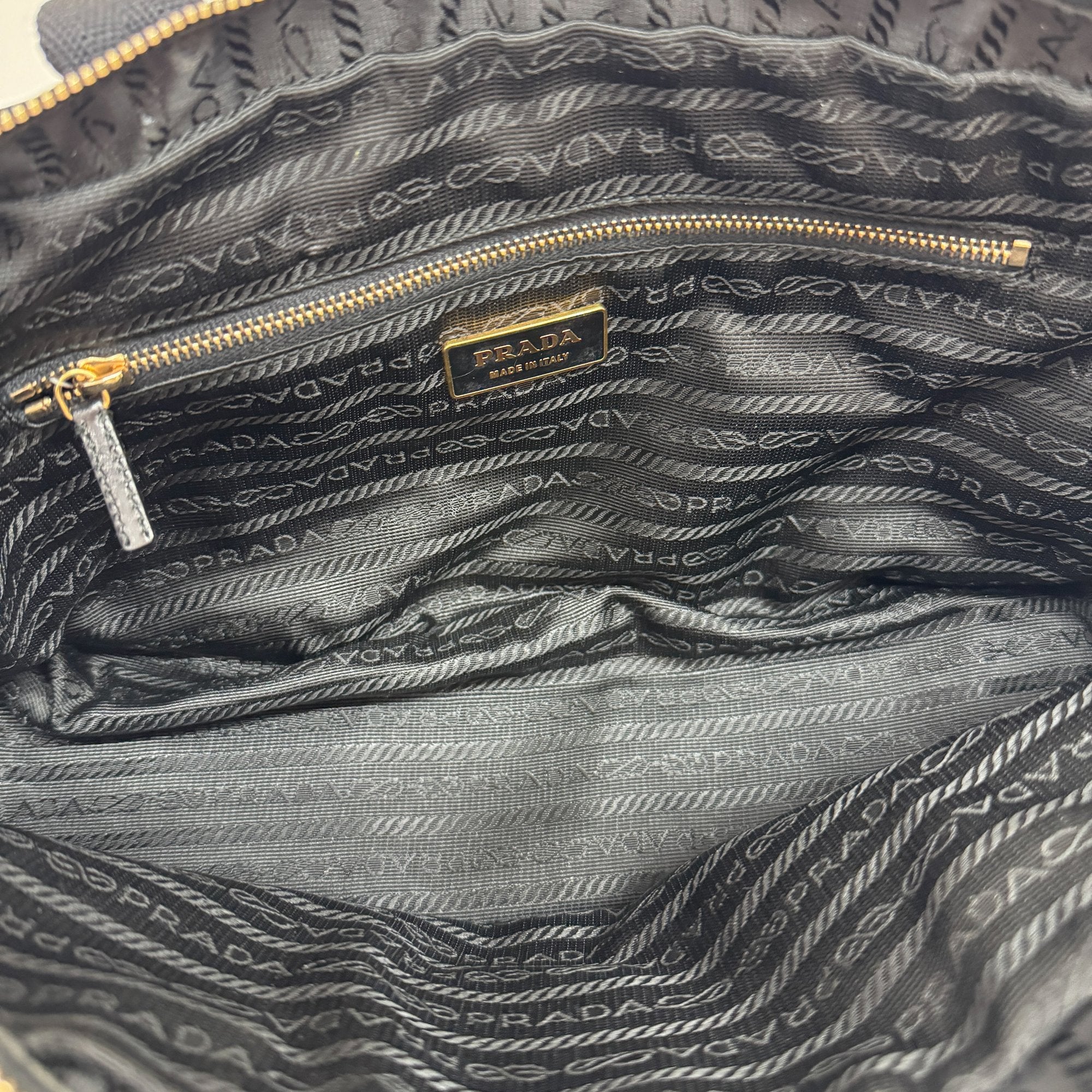 Black Nylon Shoulder Bag