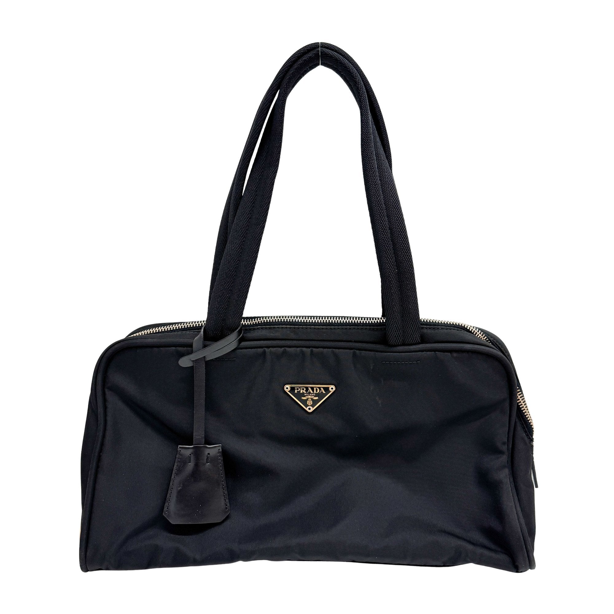 Black Nylon Shoulder Bag