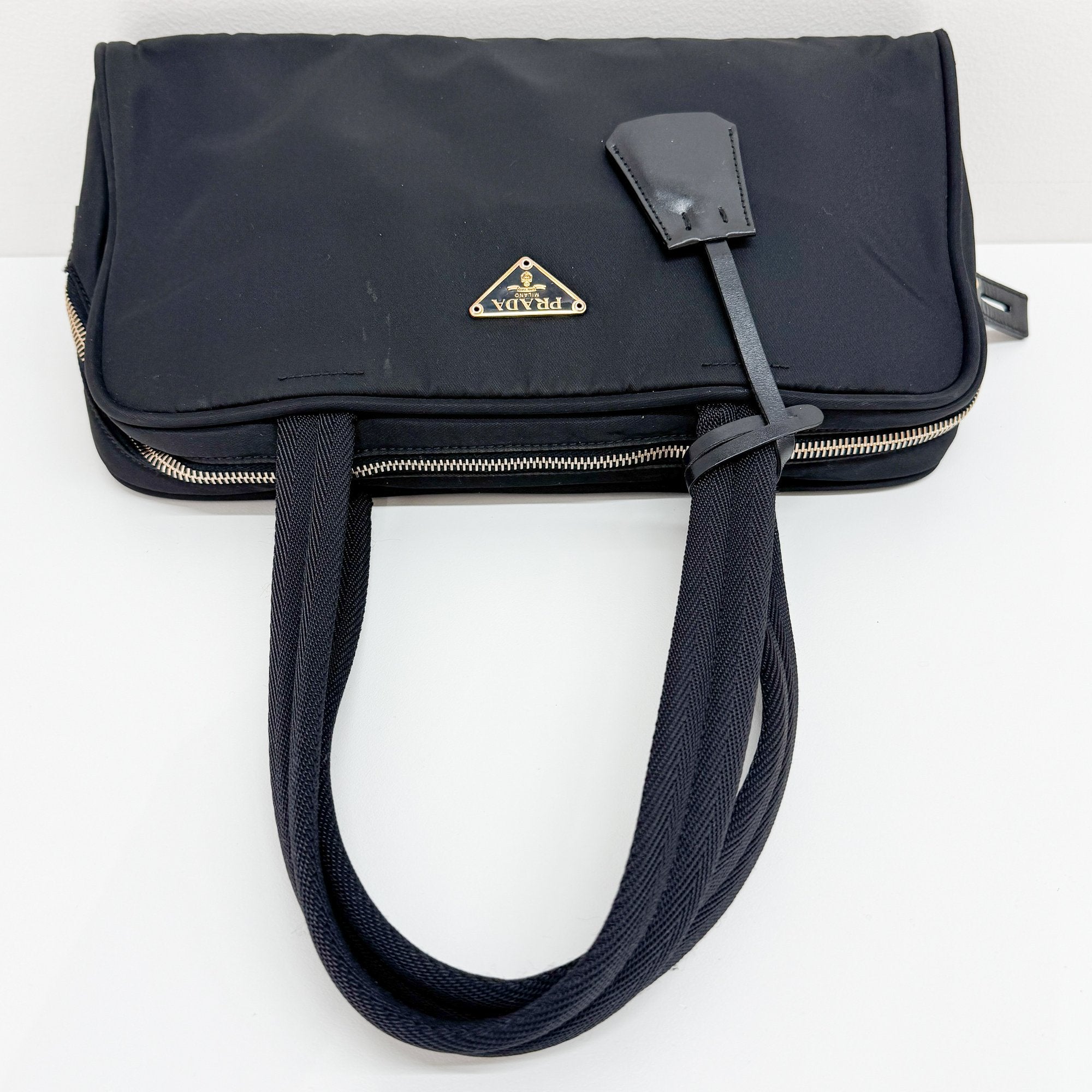 Black Nylon Shoulder Bag