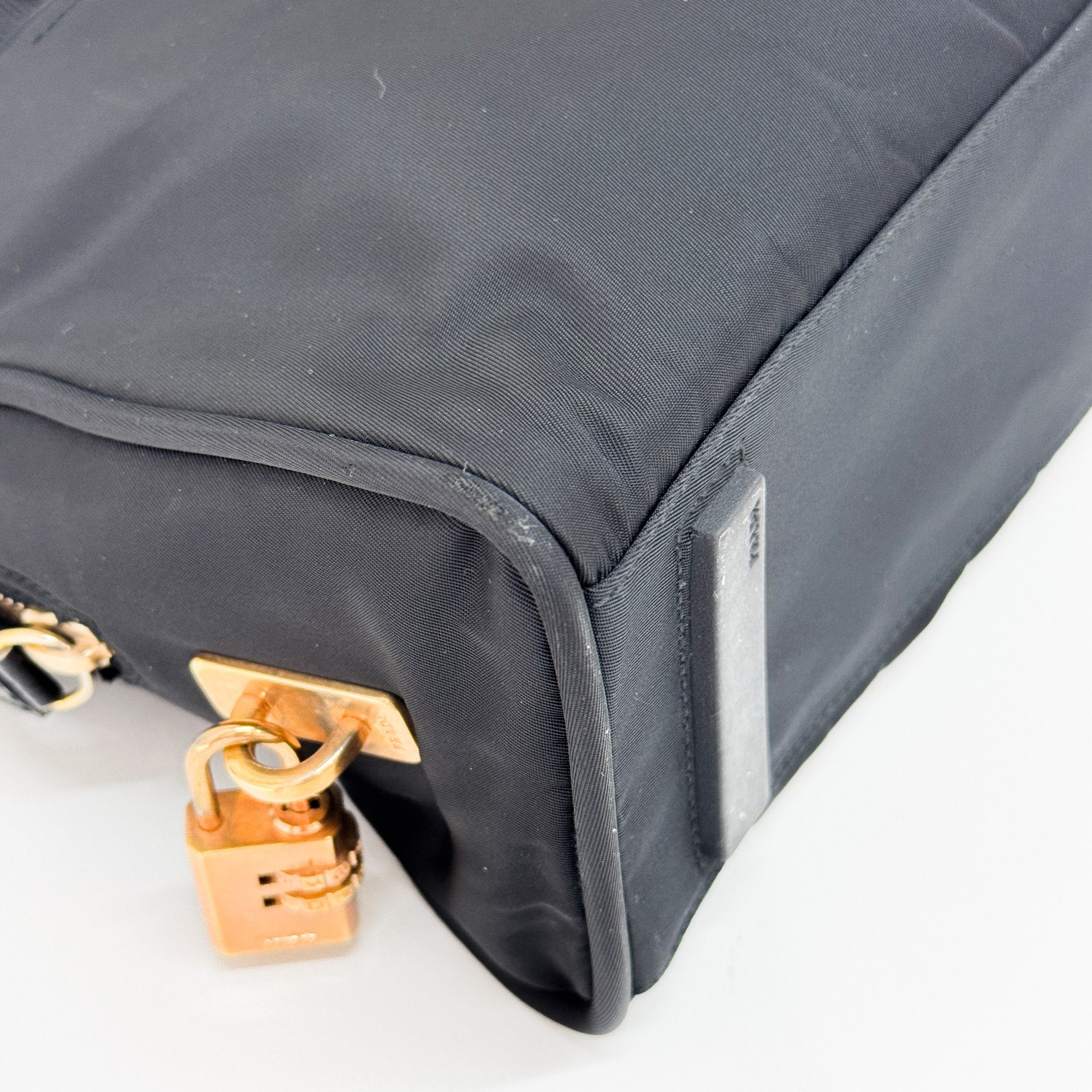 Black Nylon Shoulder Bag