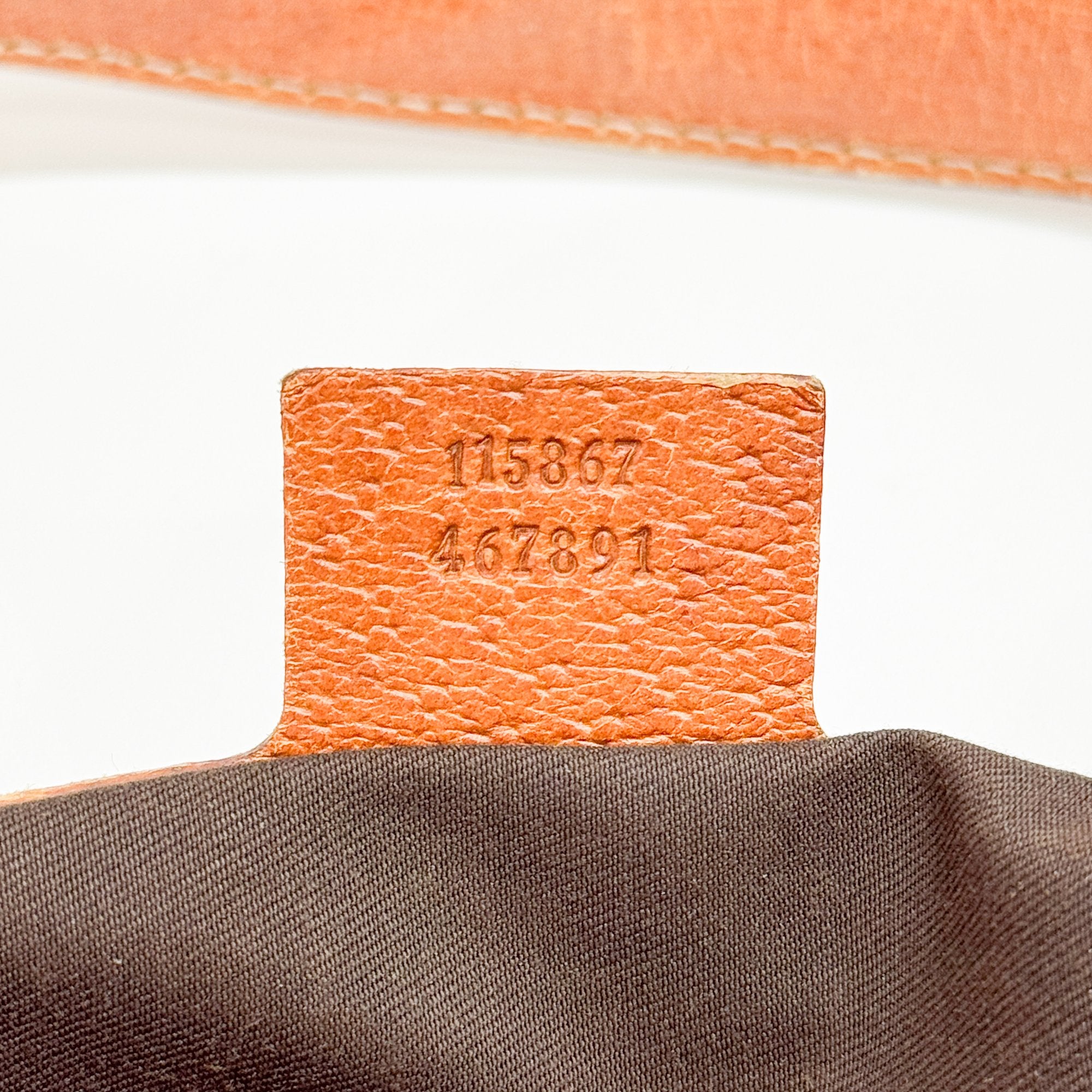 GG Brown Canvas Horsebit Hobo Bag