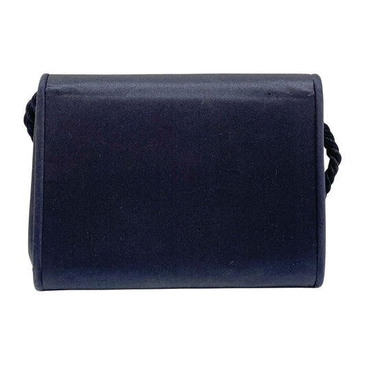 Black Satin Crossbody Bag