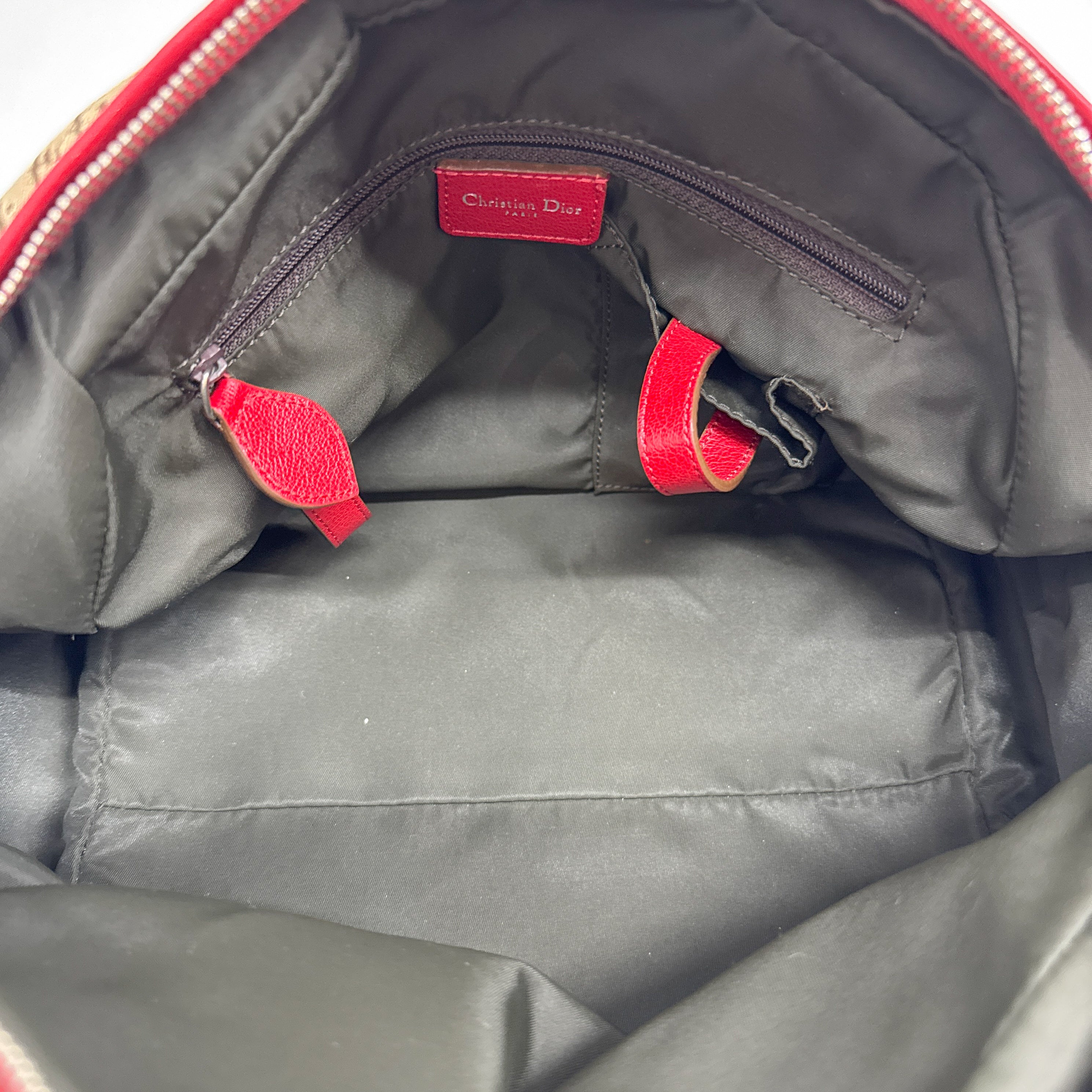 Trotter Brown Canvas Hand Bag