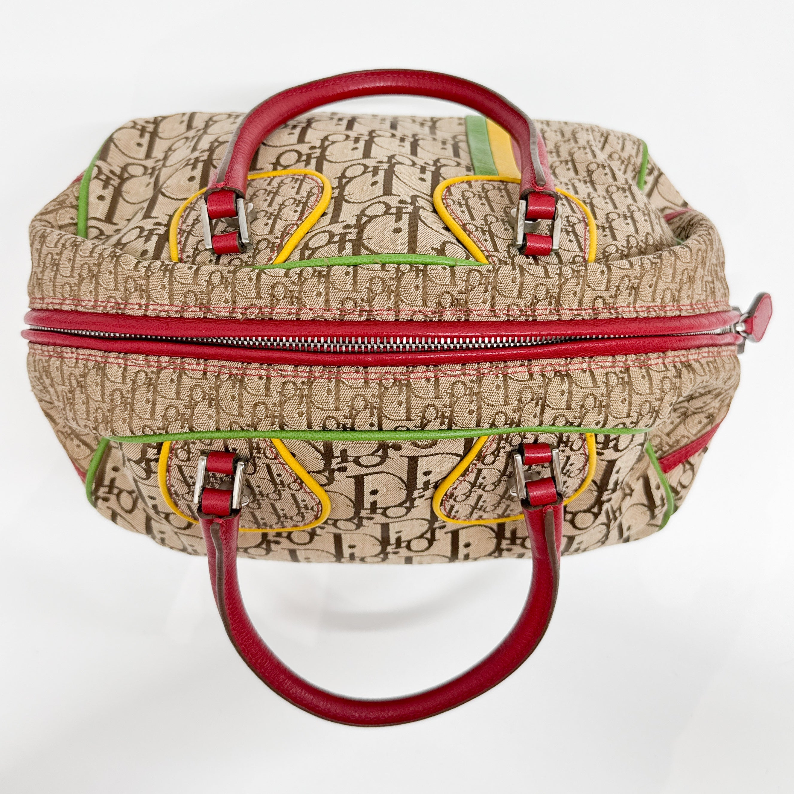 Trotter Brown Canvas Hand Bag