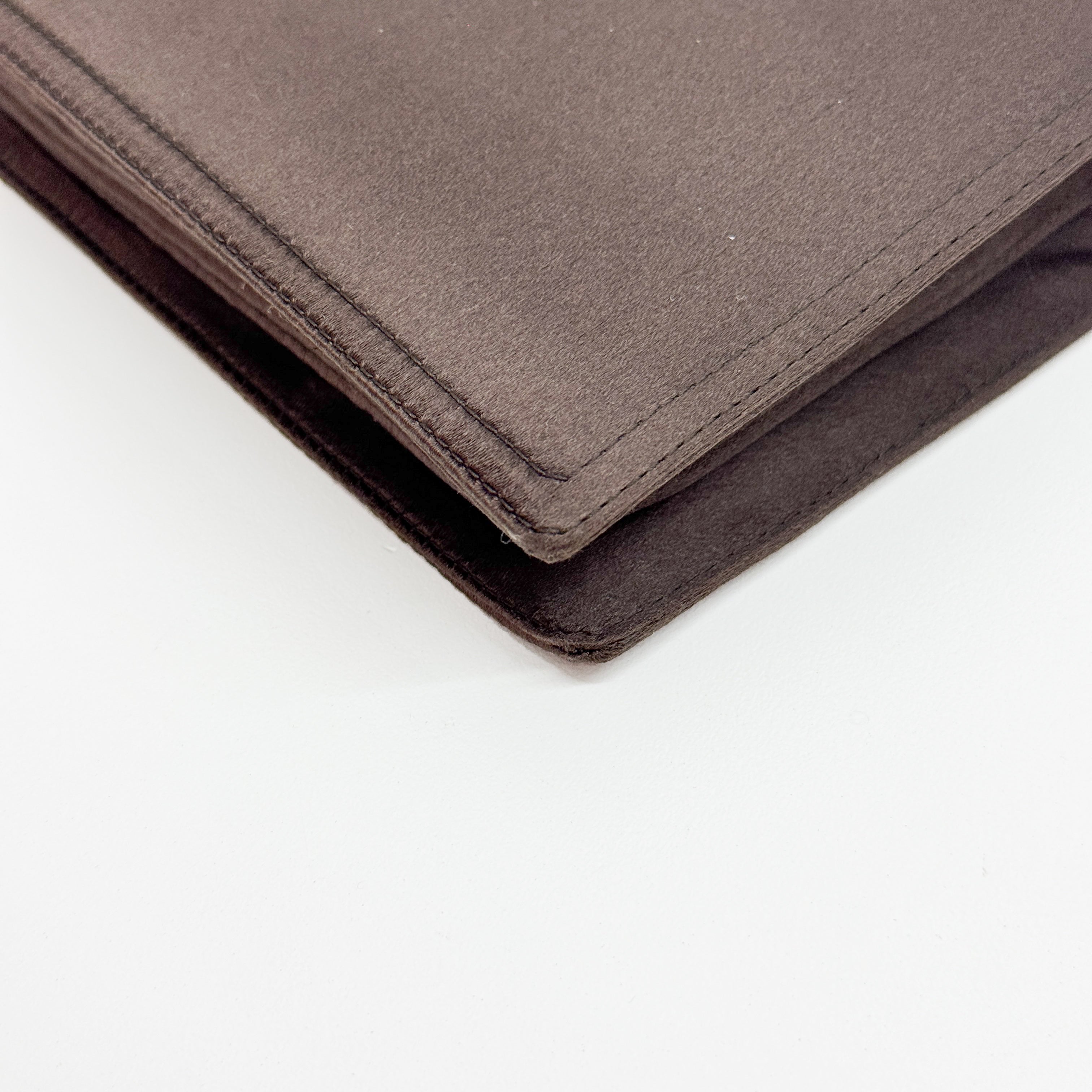 Brown Satin Hand Bag