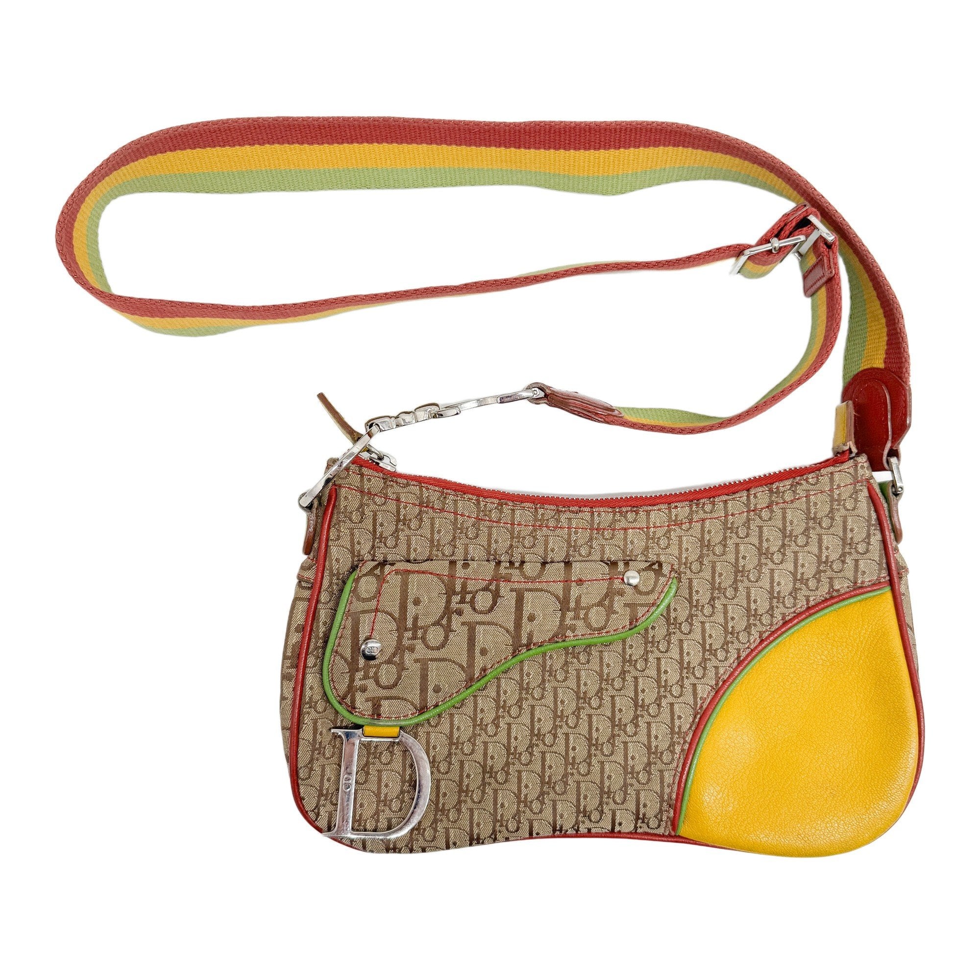 Trotter Multi-color Canvas Shoulder Bag