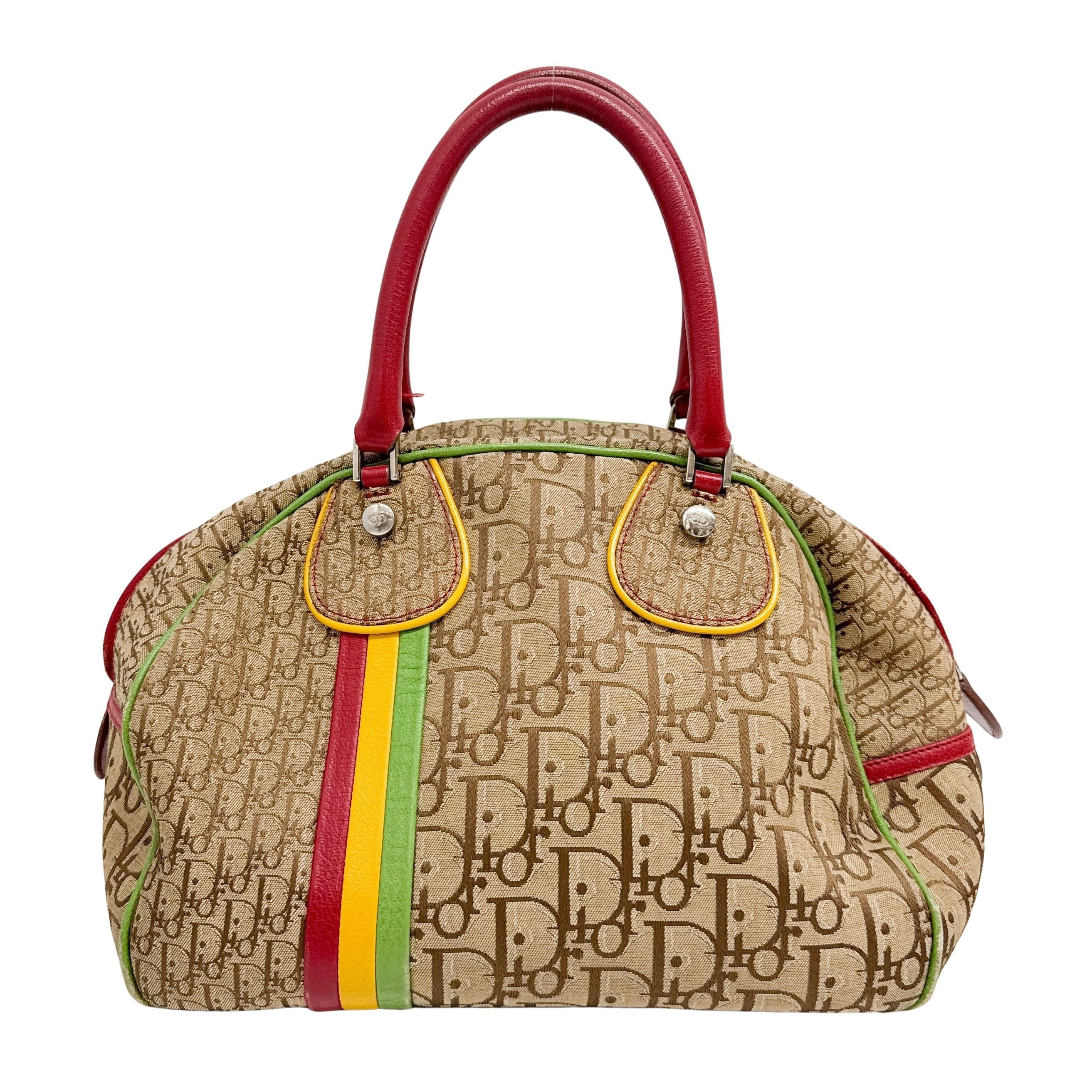 Rasta Trotter Brown Canvas Handbag
