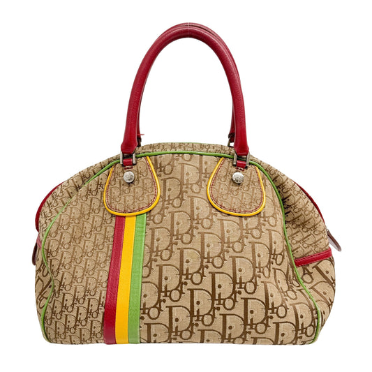 Rasta Trotter Brown Canvas Handbag