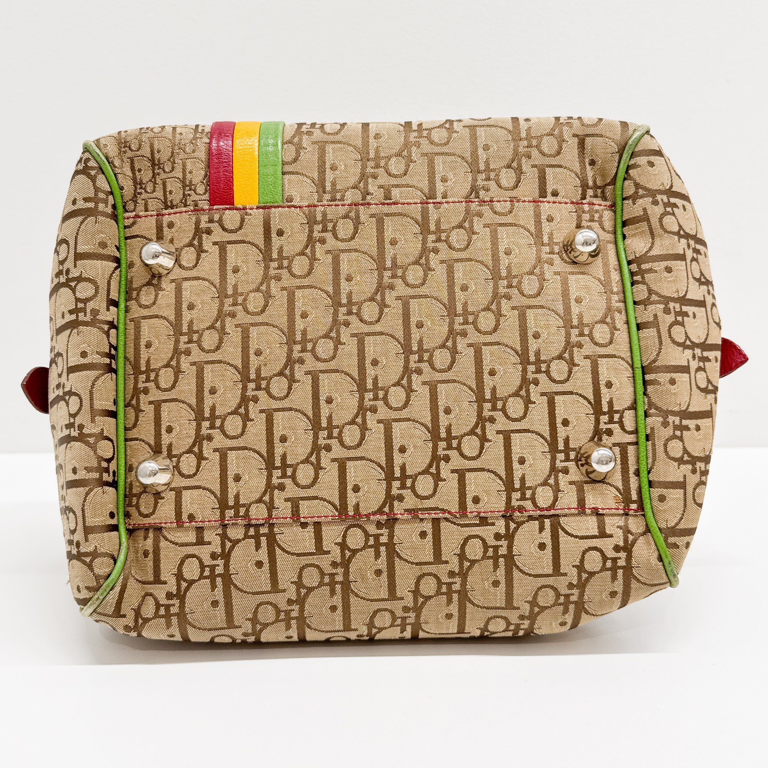 Rasta Trotter Brown Canvas Handbag