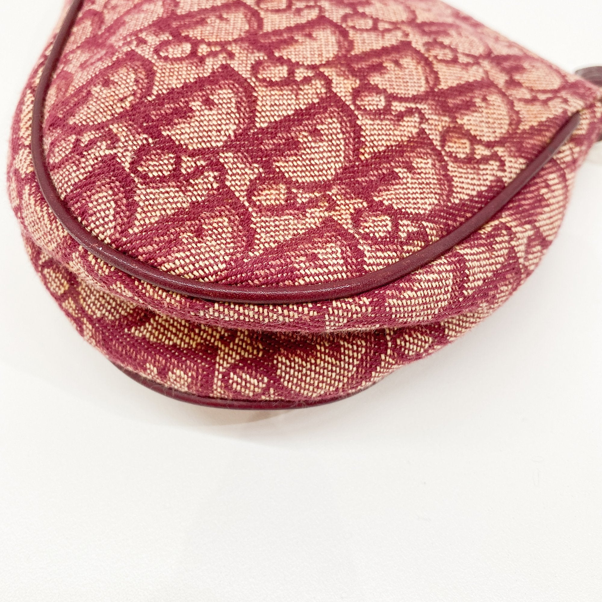 Saddle Red Trotter Canvas Shoulder Bag