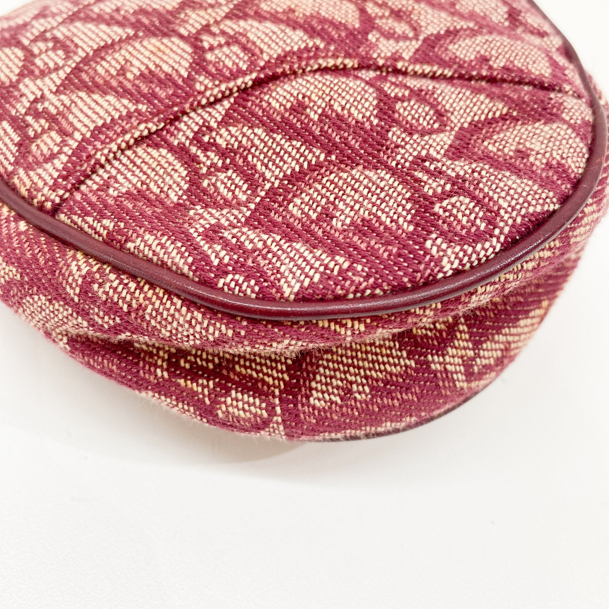 Saddle Red Trotter Canvas Shoulder Bag