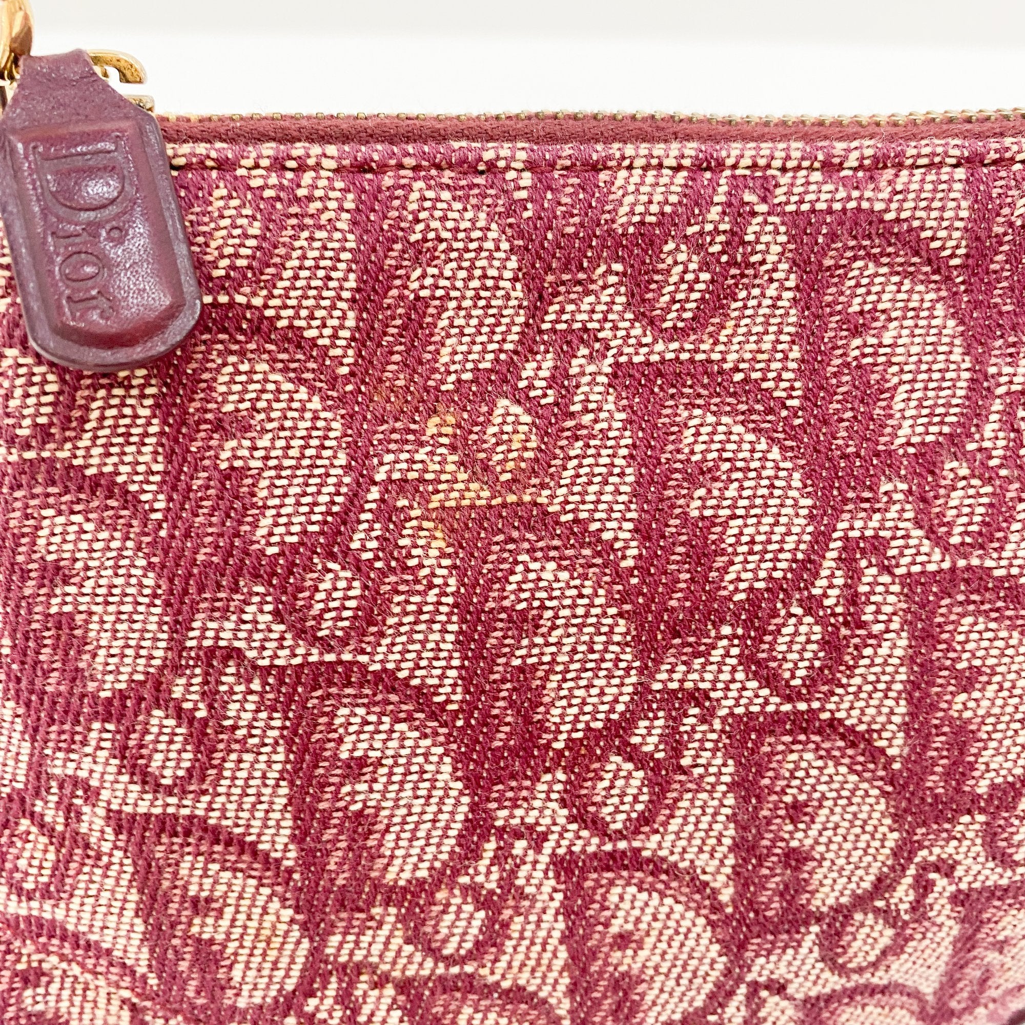 Saddle Red Trotter Canvas Shoulder Bag