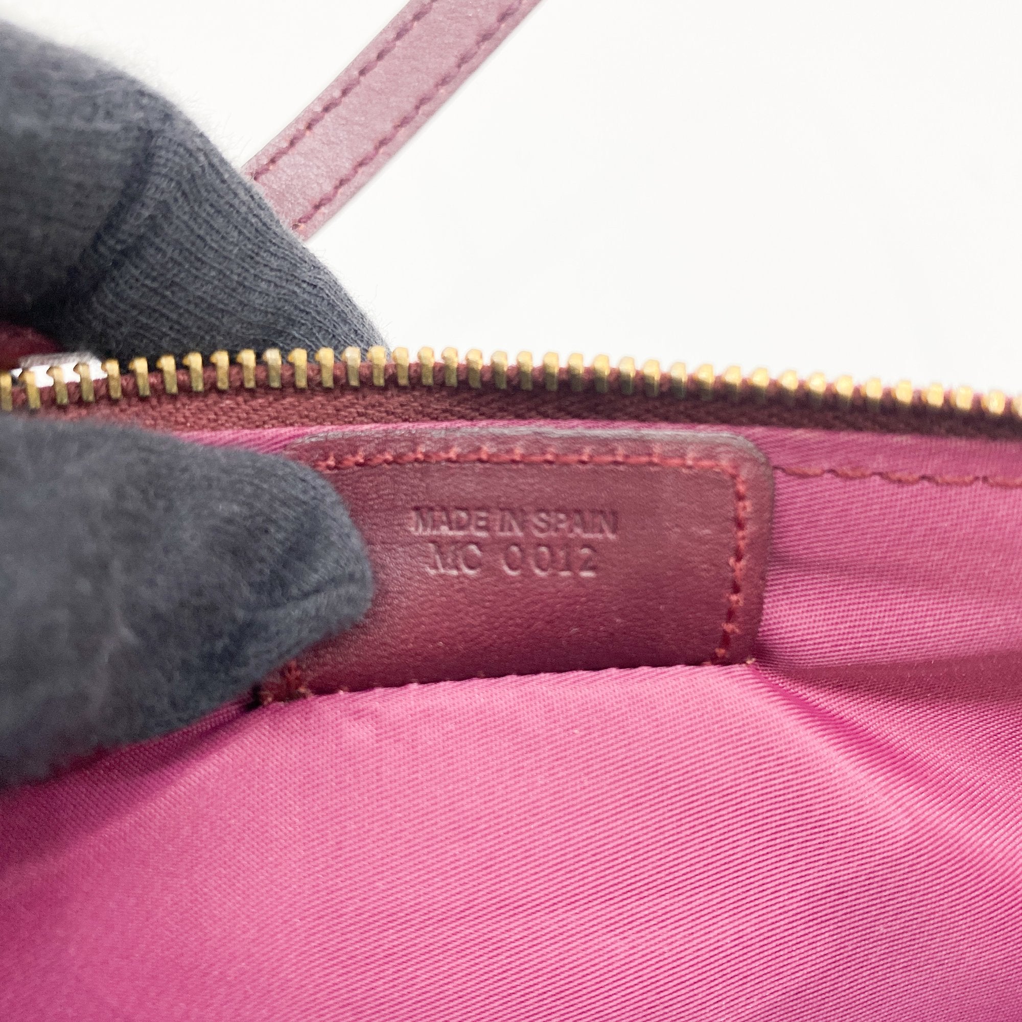 Saddle Red Trotter Canvas Shoulder Bag