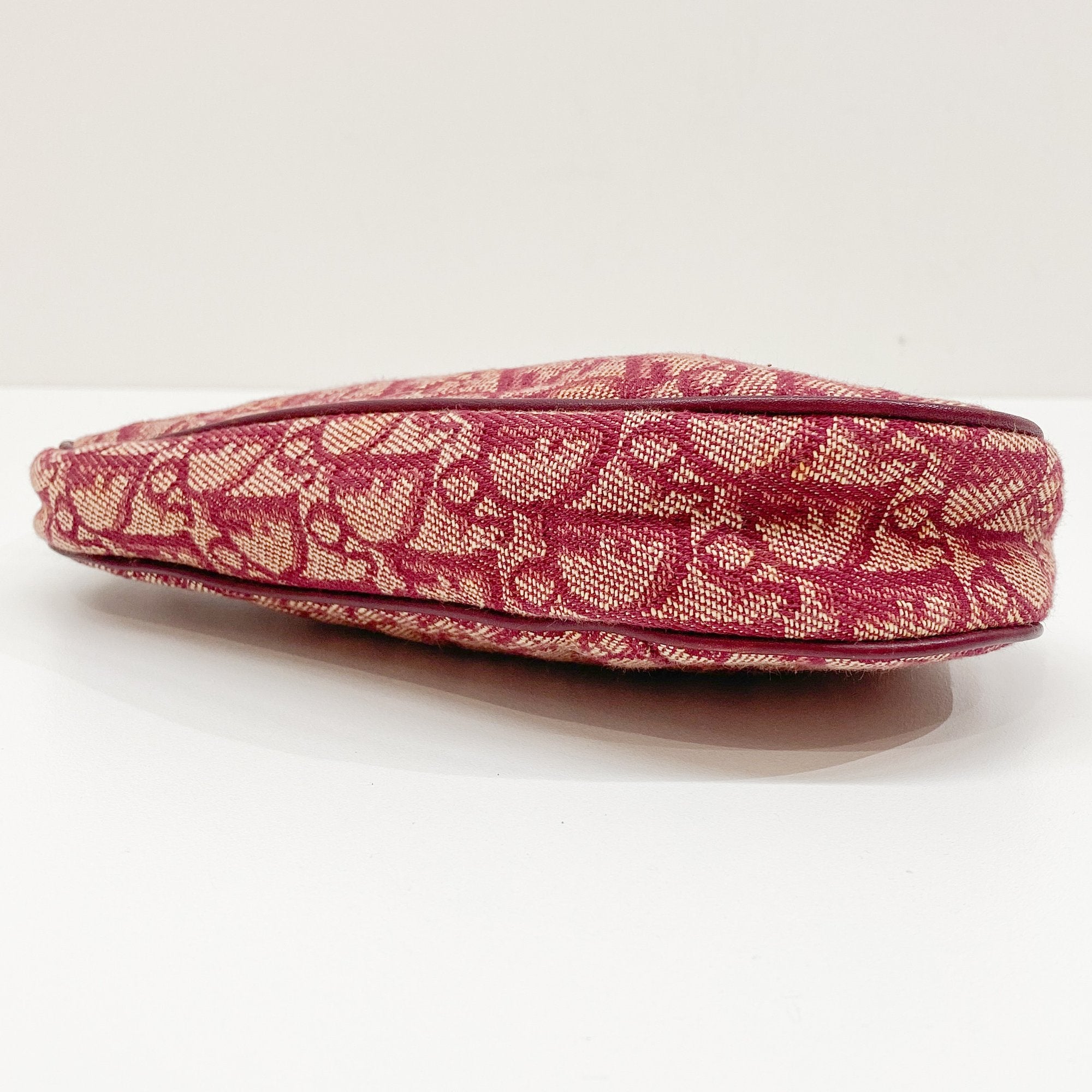 Saddle Red Trotter Canvas Shoulder Bag