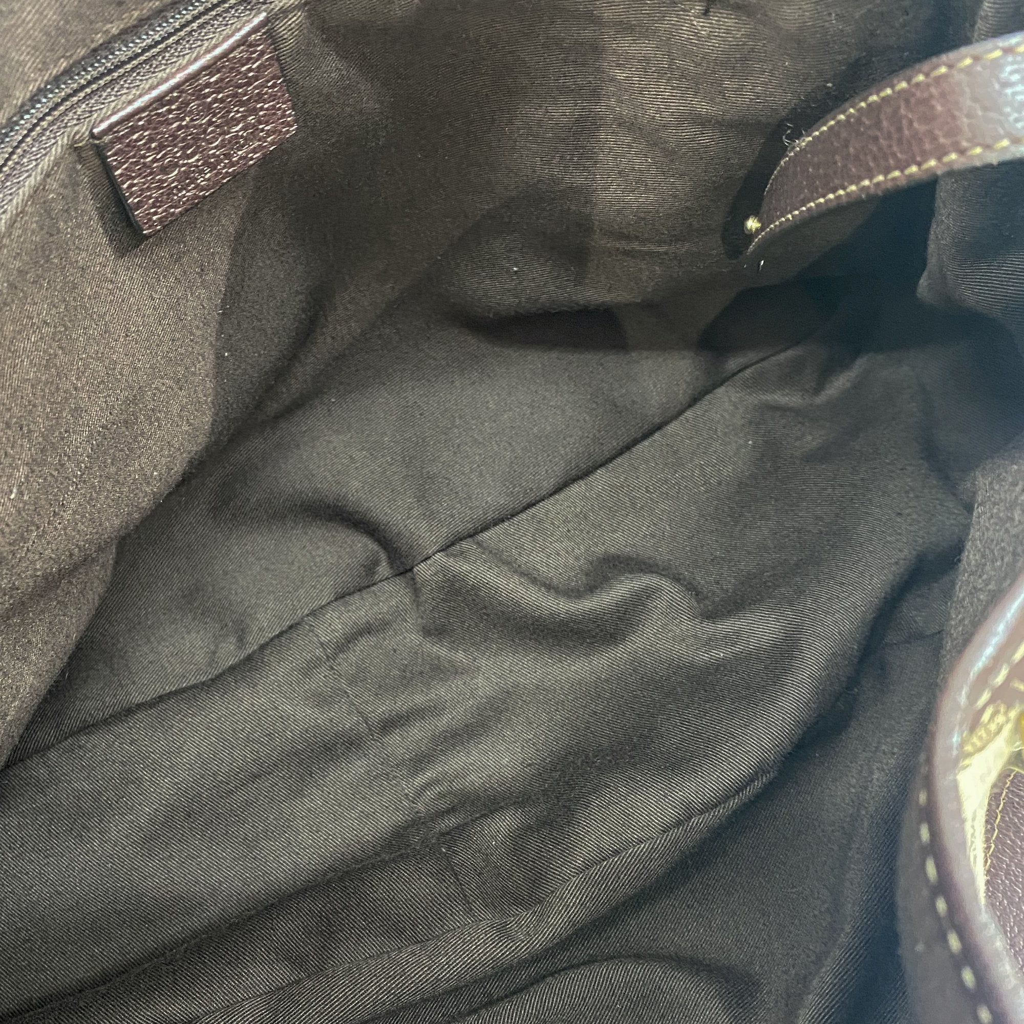 GG Canvas Abbey Brown Tote Shoulder Bag