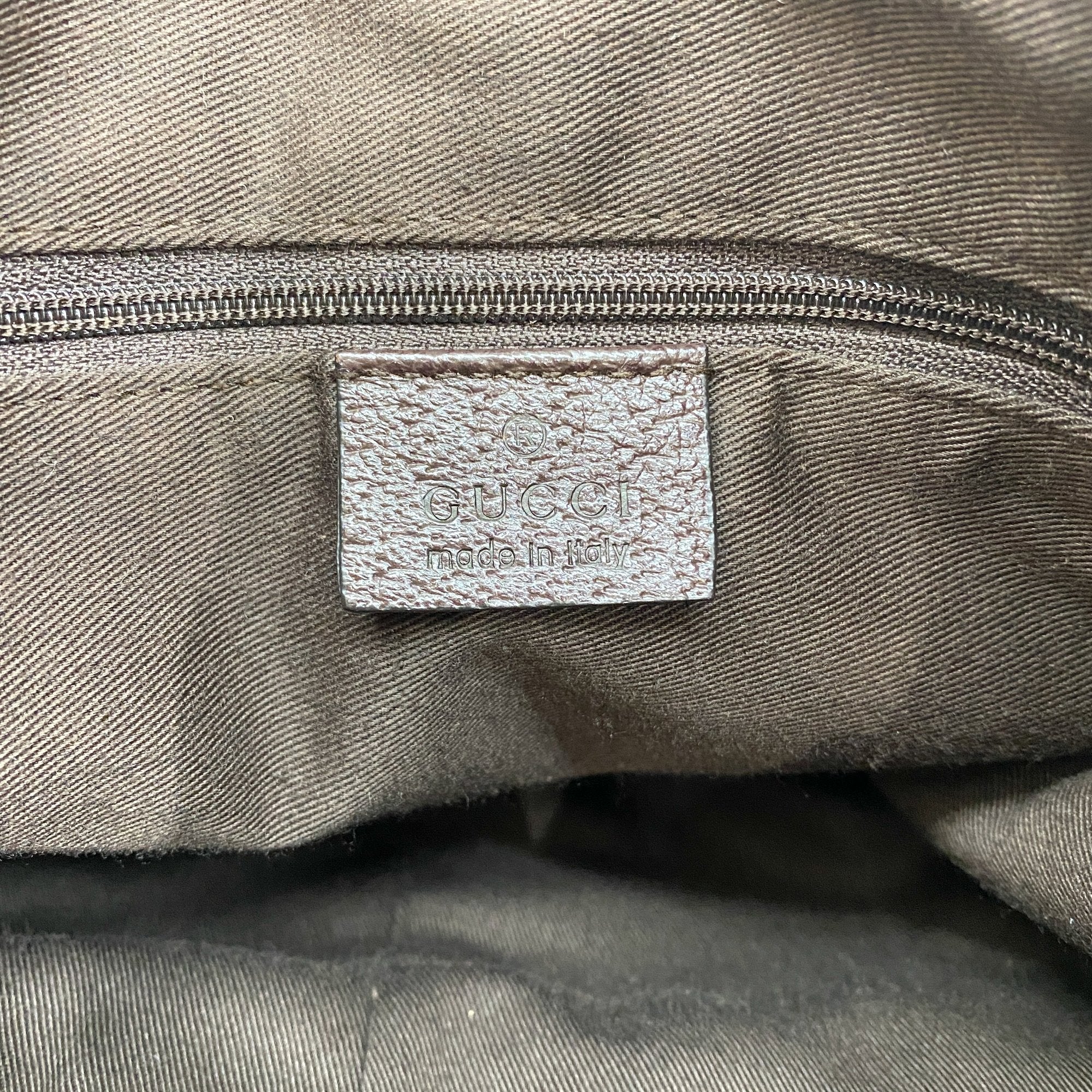 GG Canvas Abbey Brown Tote Shoulder Bag