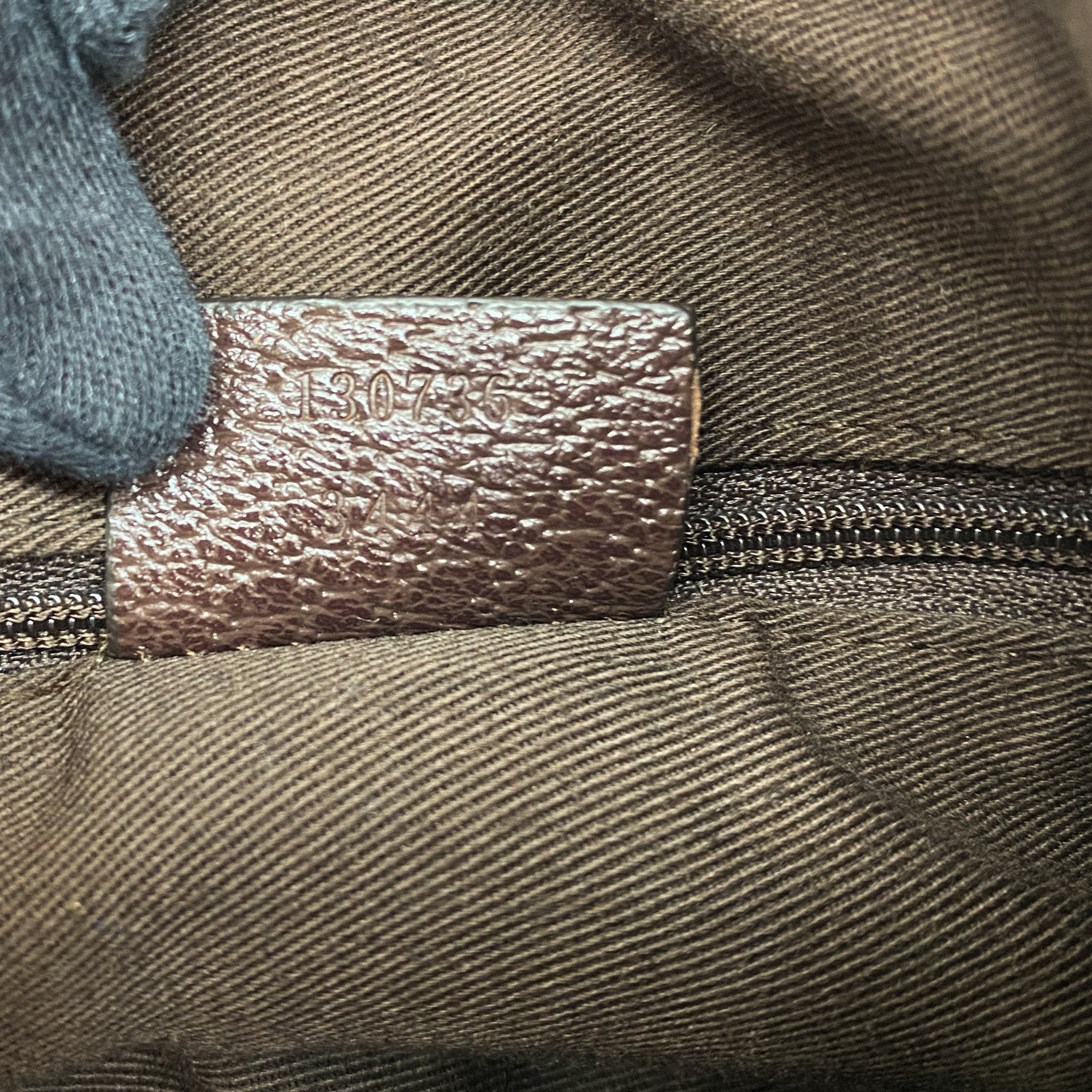 GG Canvas Abbey Brown Tote Shoulder Bag