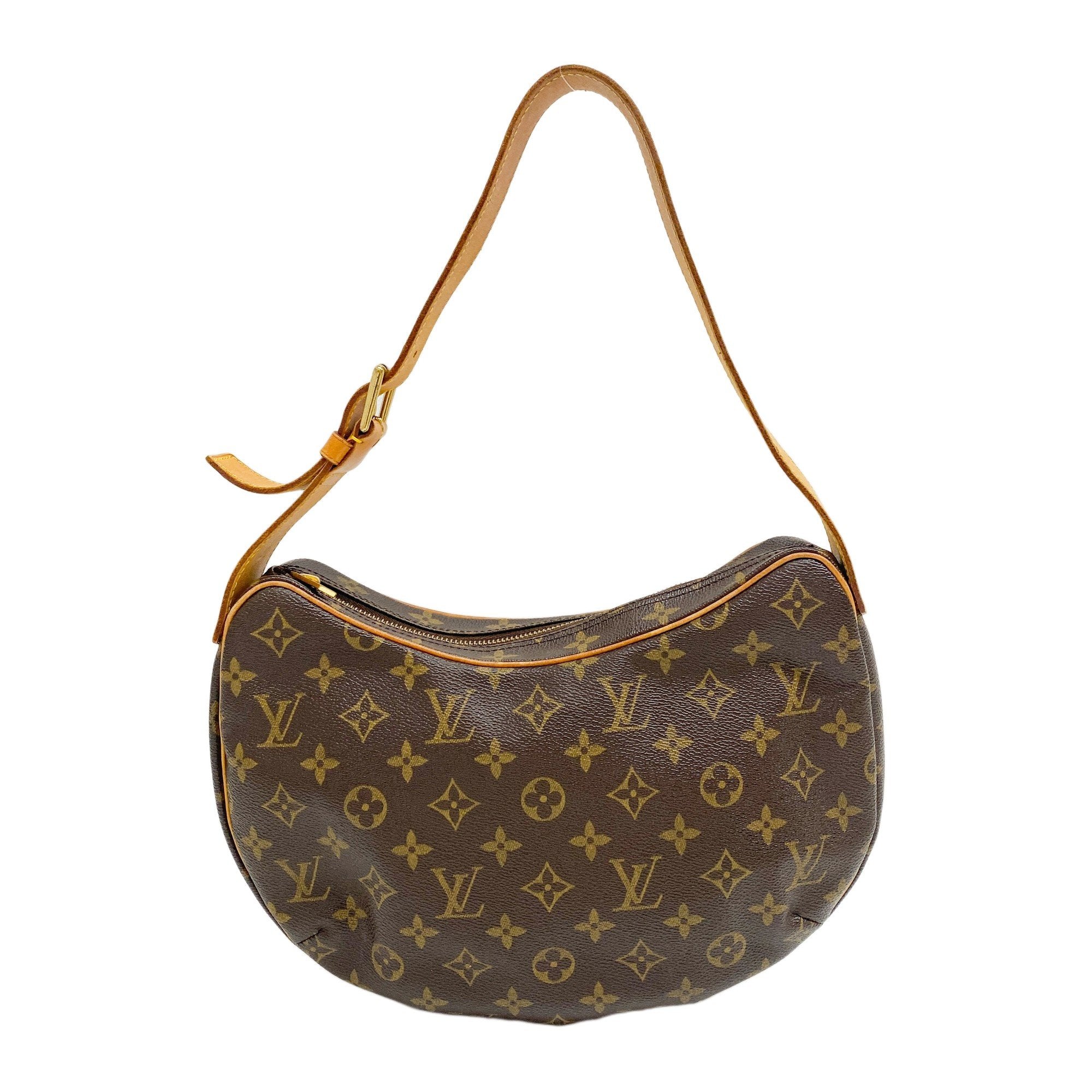 Monogram Brown Coated Canvas Shoulder Bag