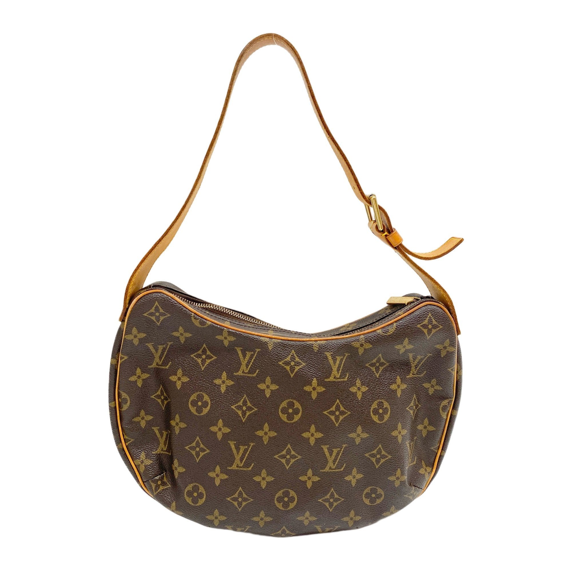Monogram Brown Coated Canvas Shoulder Bag