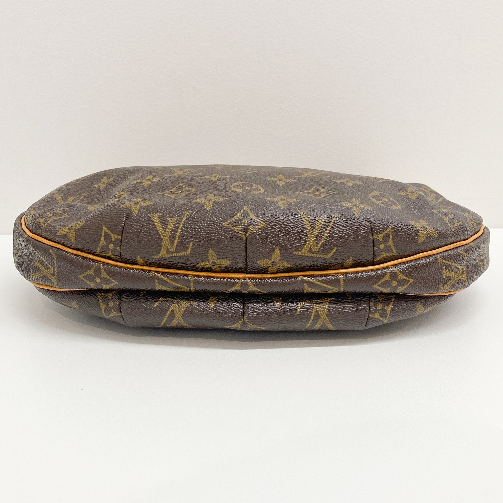 Monogram Brown Coated Canvas Shoulder Bag