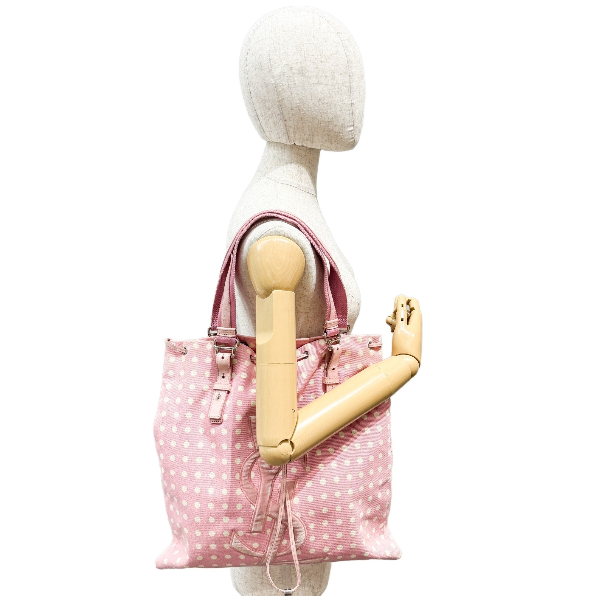 Pink Canvas Tote Bag