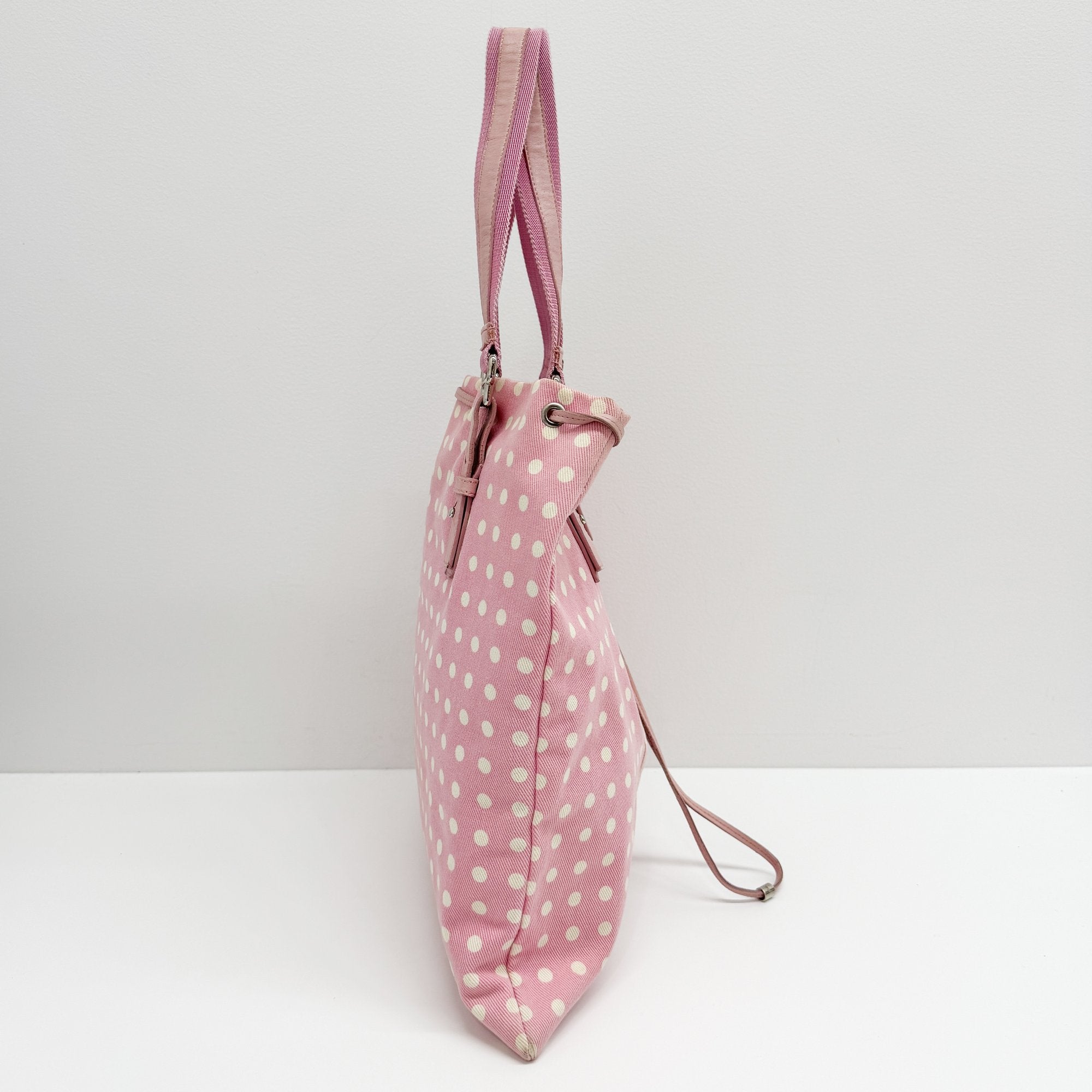 Pink Canvas Tote Bag